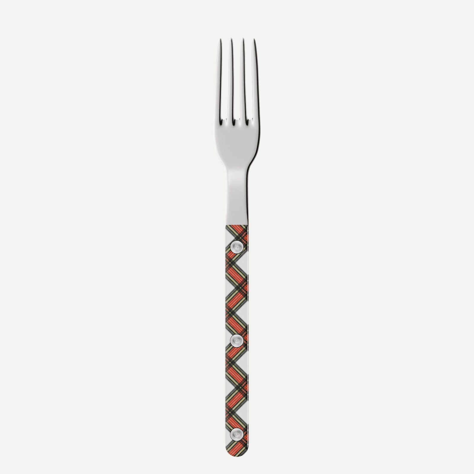 Bistrot Tartan, White - Small fork