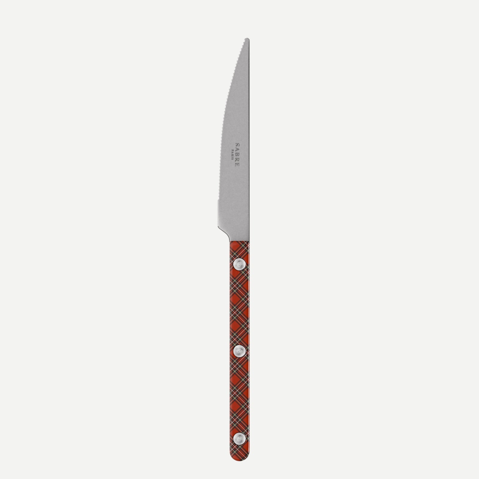 Bistrot Vintage Tartan, Red - Dessert knife
