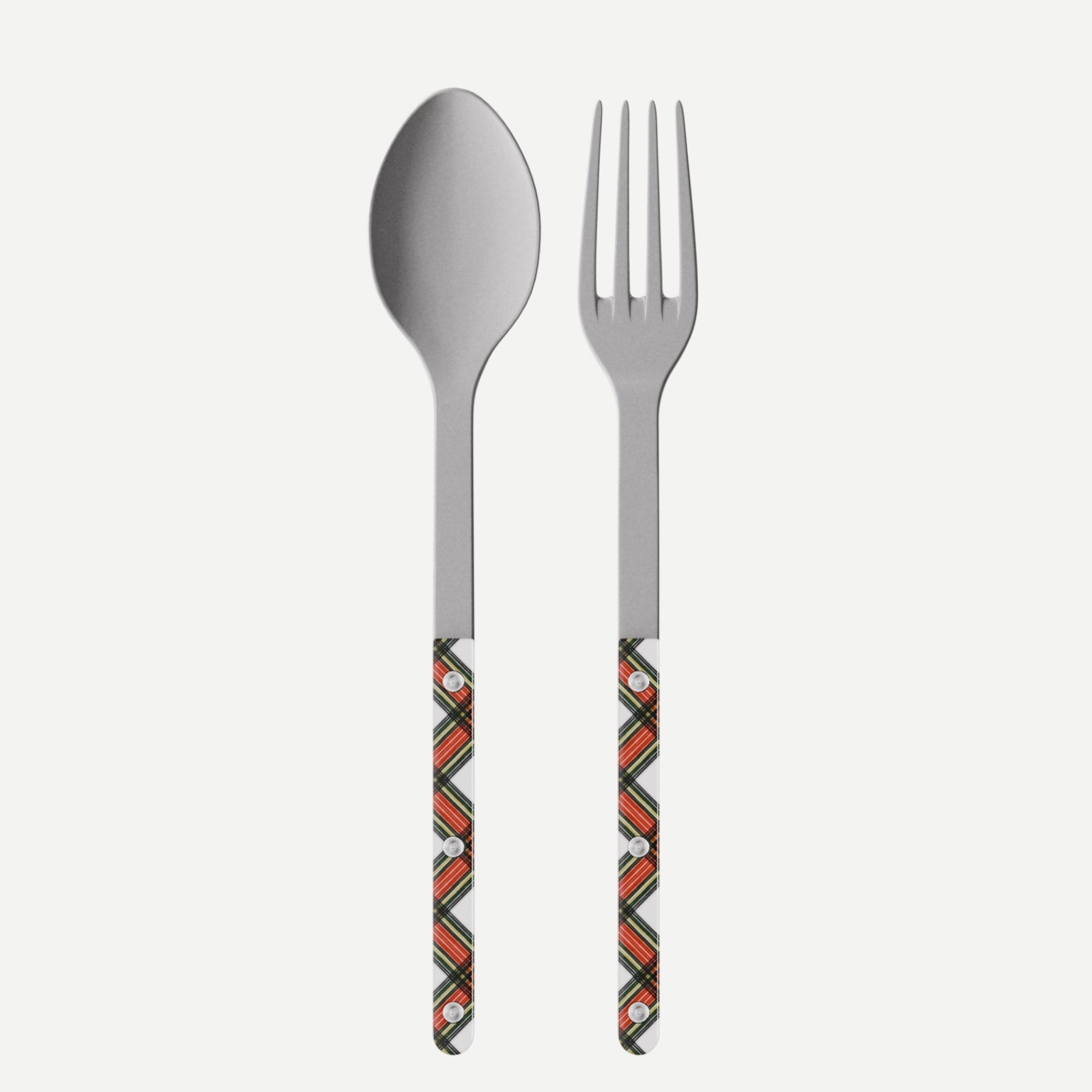 Bistrot Vintage Tartan, White