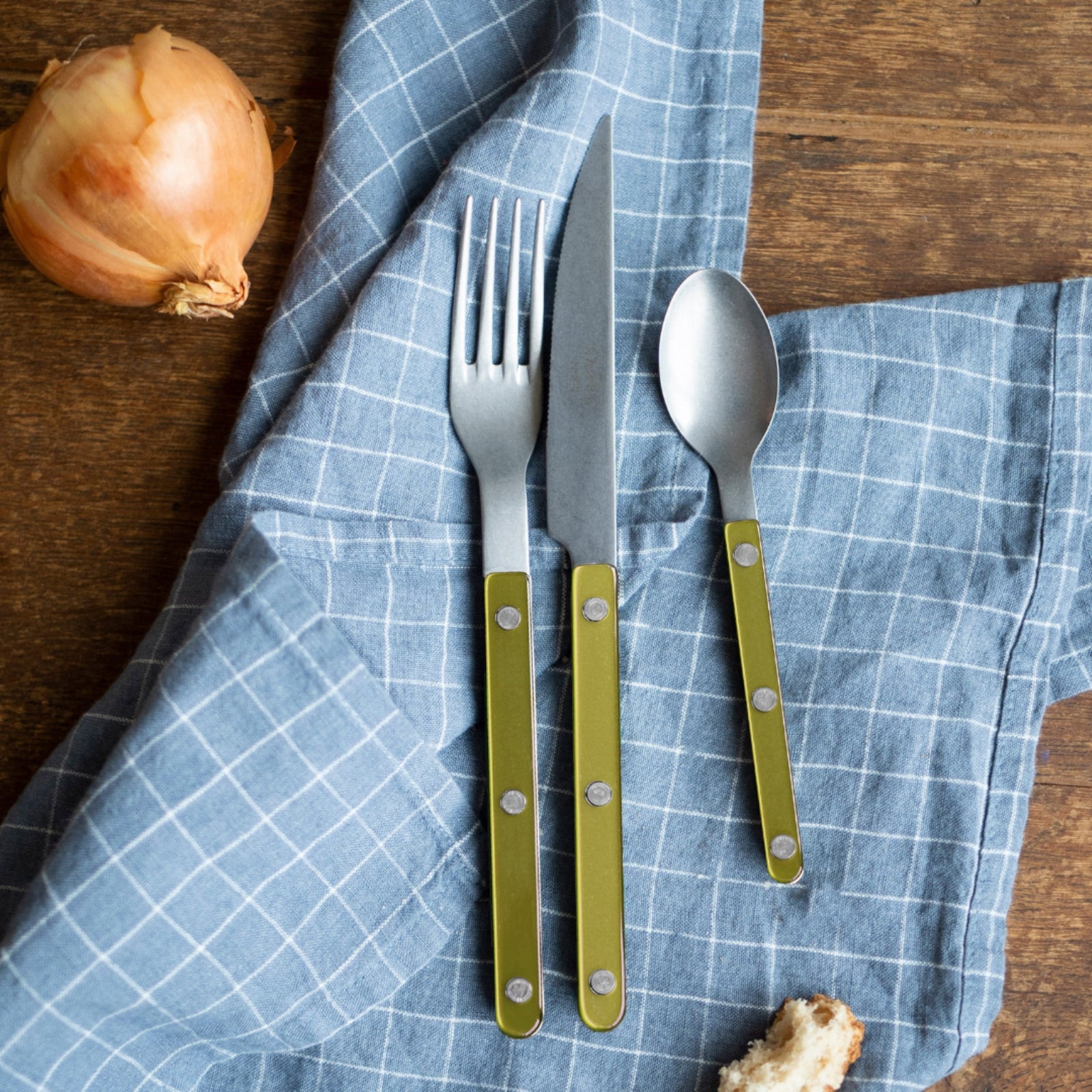 Bistrot Vintage Pearly, Moss - Dinner fork
