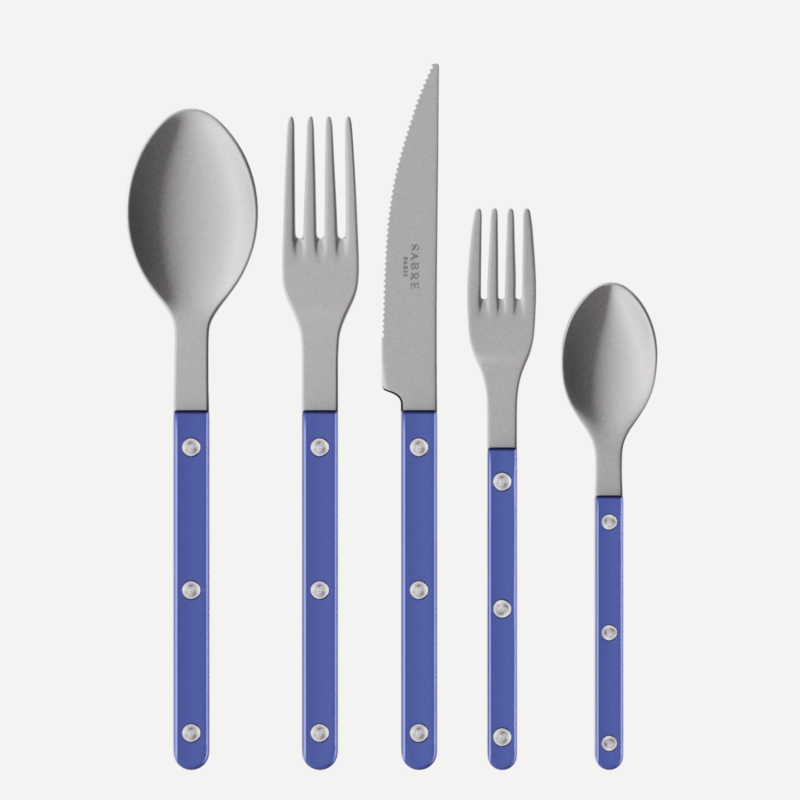 Bistrot Vintage Pearly, Lapis blue - 5 pieces cutlery set