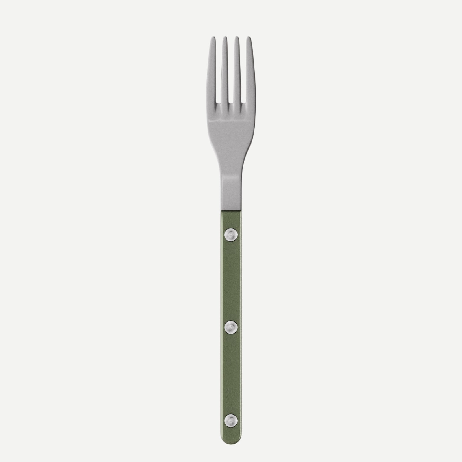 Fourchette à salade Bistrot Vintage Pearly, vert foncé