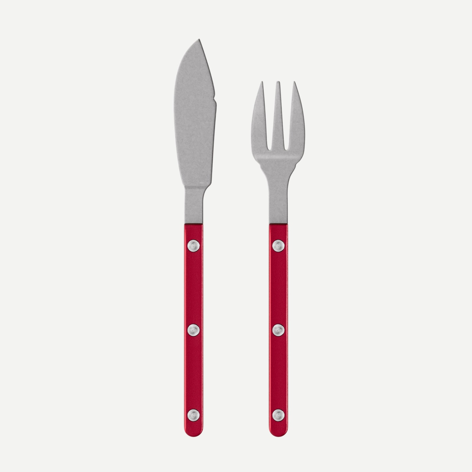 Bistrot Vintage Pearly, Red - Fish set