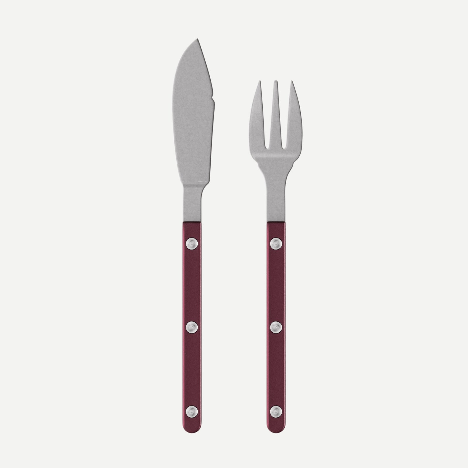 Bistrot Vintage Pearly, Aubergine - Fish set