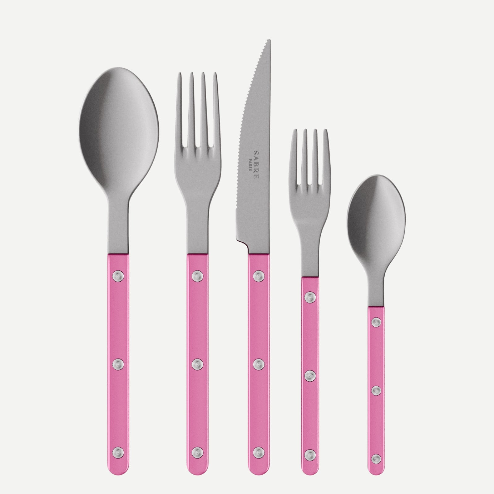 Bistrot Vintage Pearly, Pink - 20 pieces cutlery set