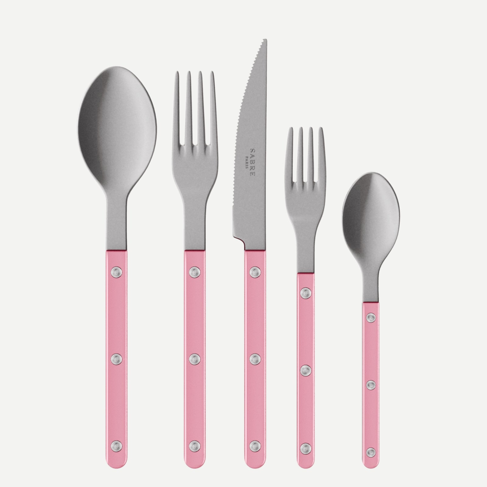 Bistrot Vintage Pearly, Soft pink - 20 pieces cutlery set