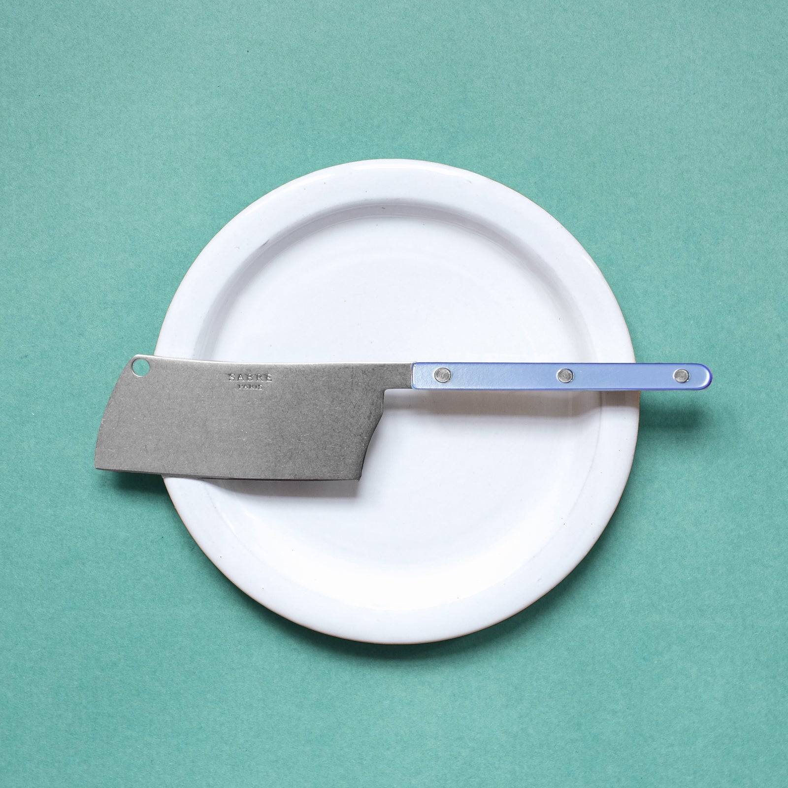 Bistrot Vintage Pearly, Light blue - Cheese cleaver