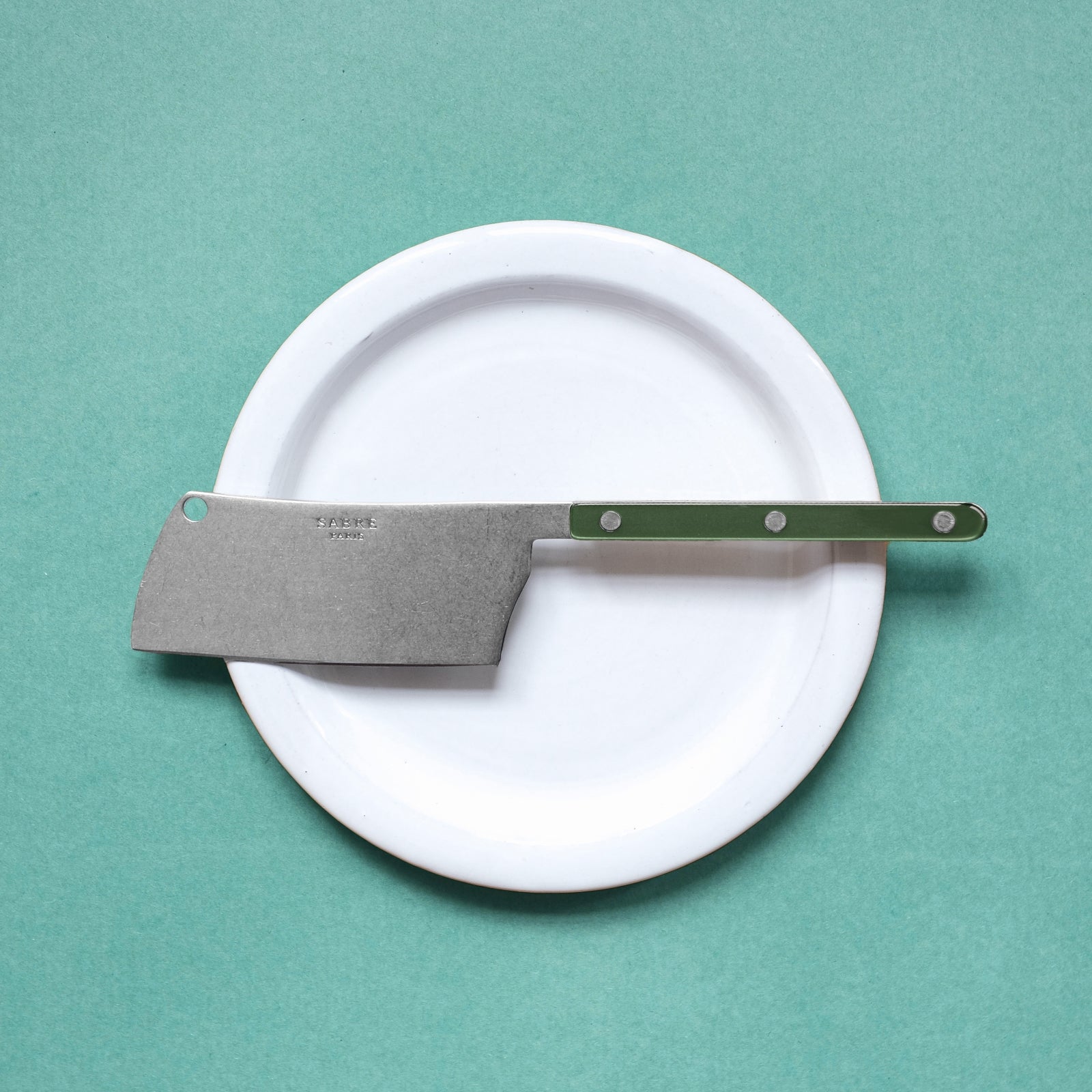 Bistrot Vintage Pearly, Dark green - Cheese cleaver
