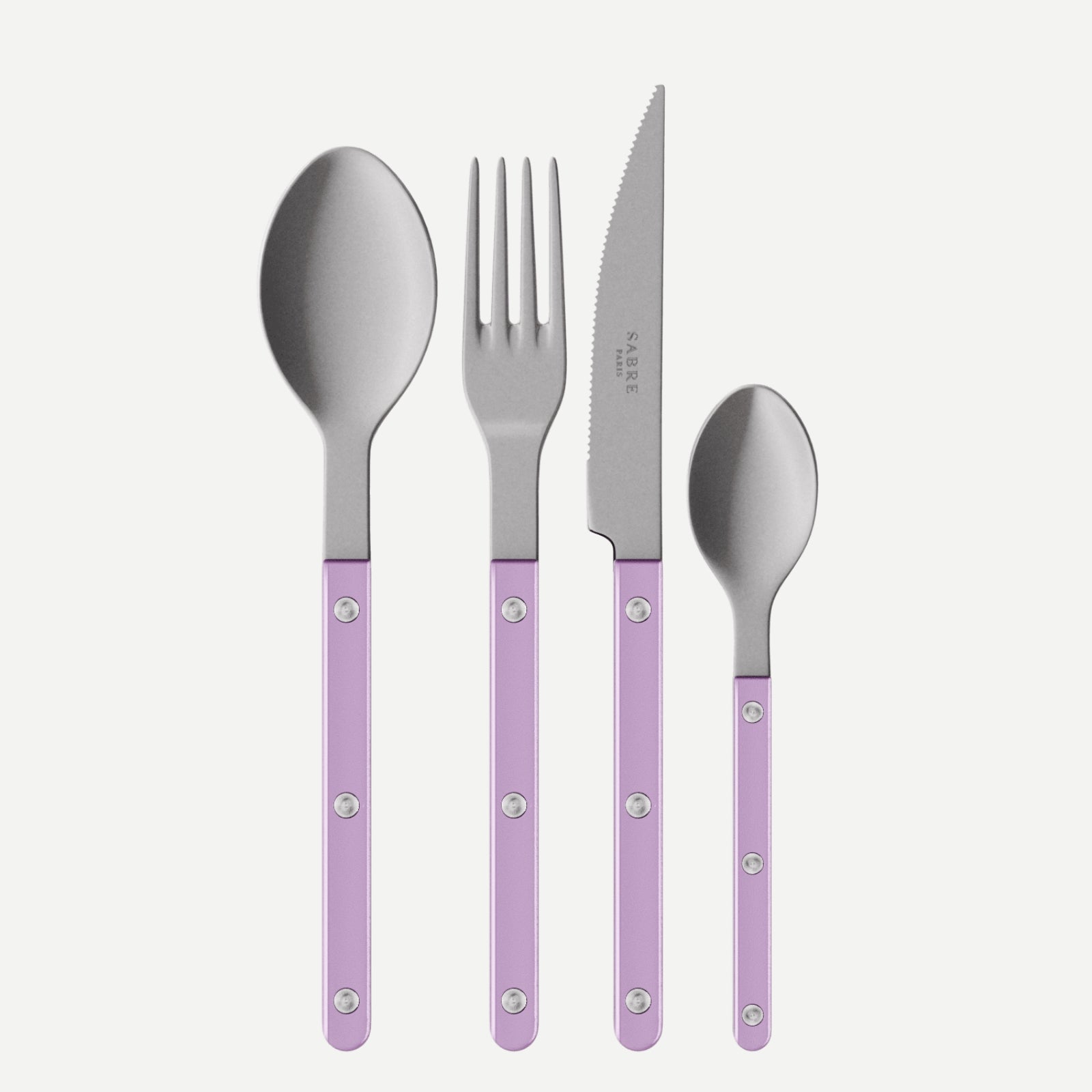 Bistrot Vintage Pearly, Lilac - 48 pieces cutlery set