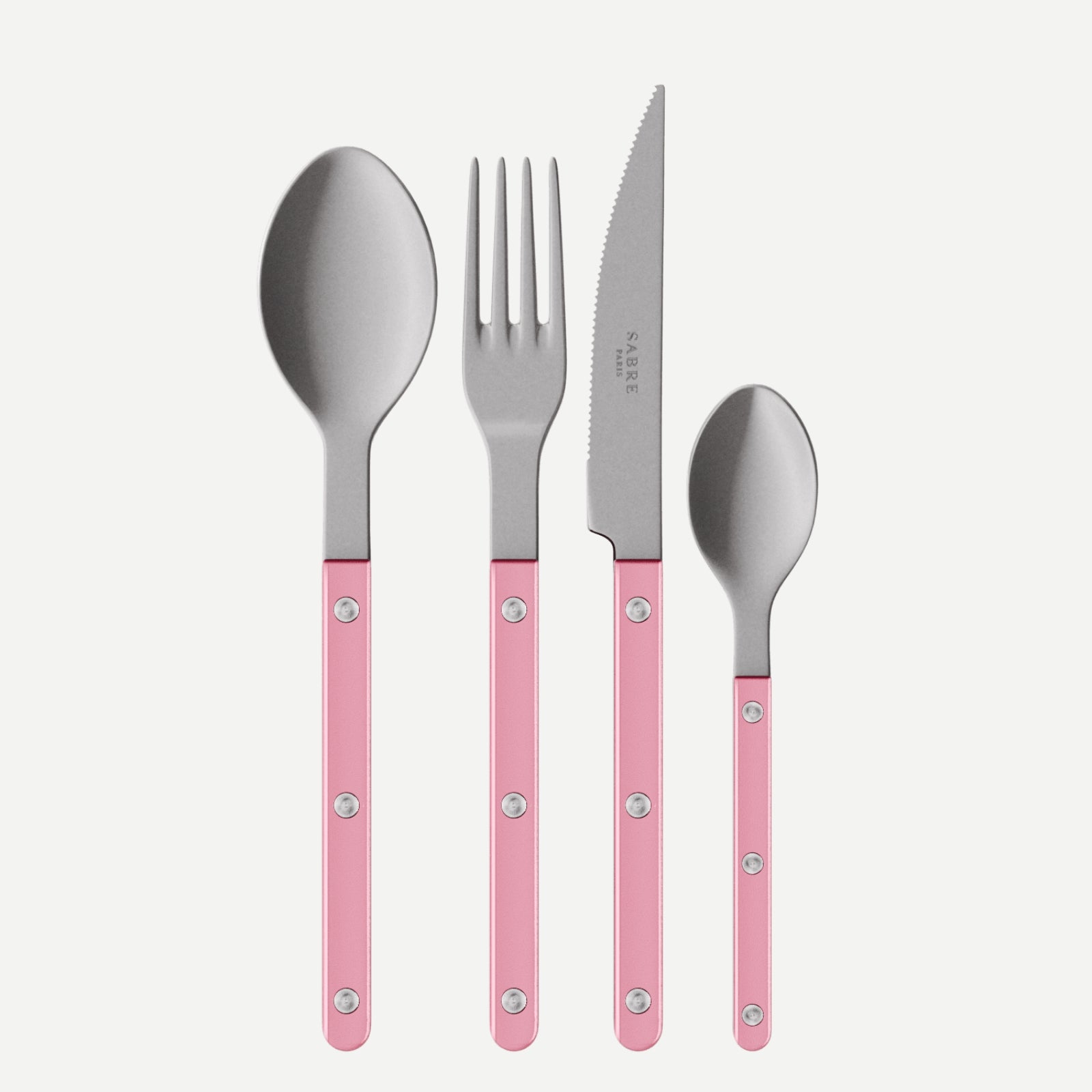 Bistrot Vintage Pearly, Soft pink - 48 pieces cutlery set