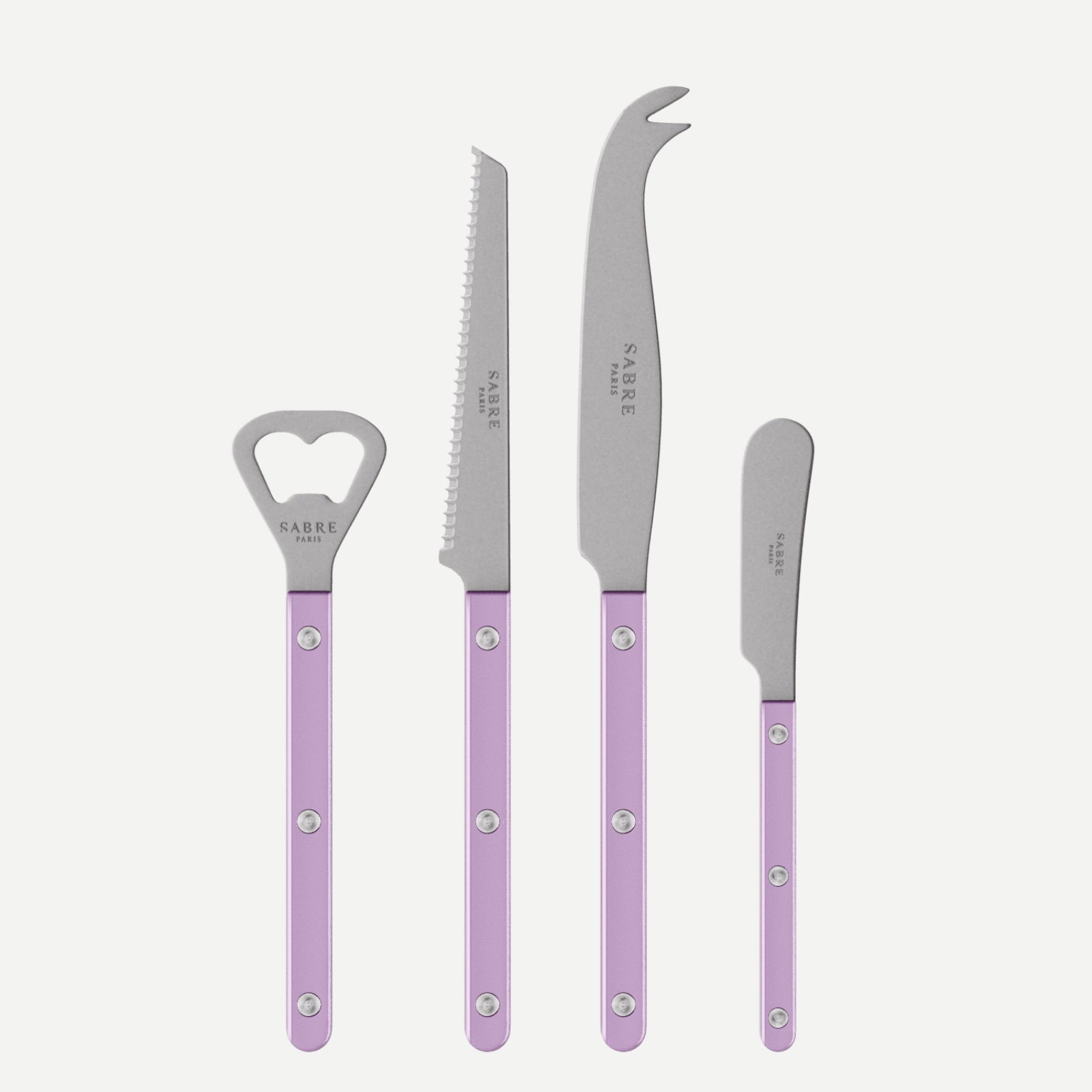 Bistrot Vintage Pearly, Lilac - Bistrot aperitif set