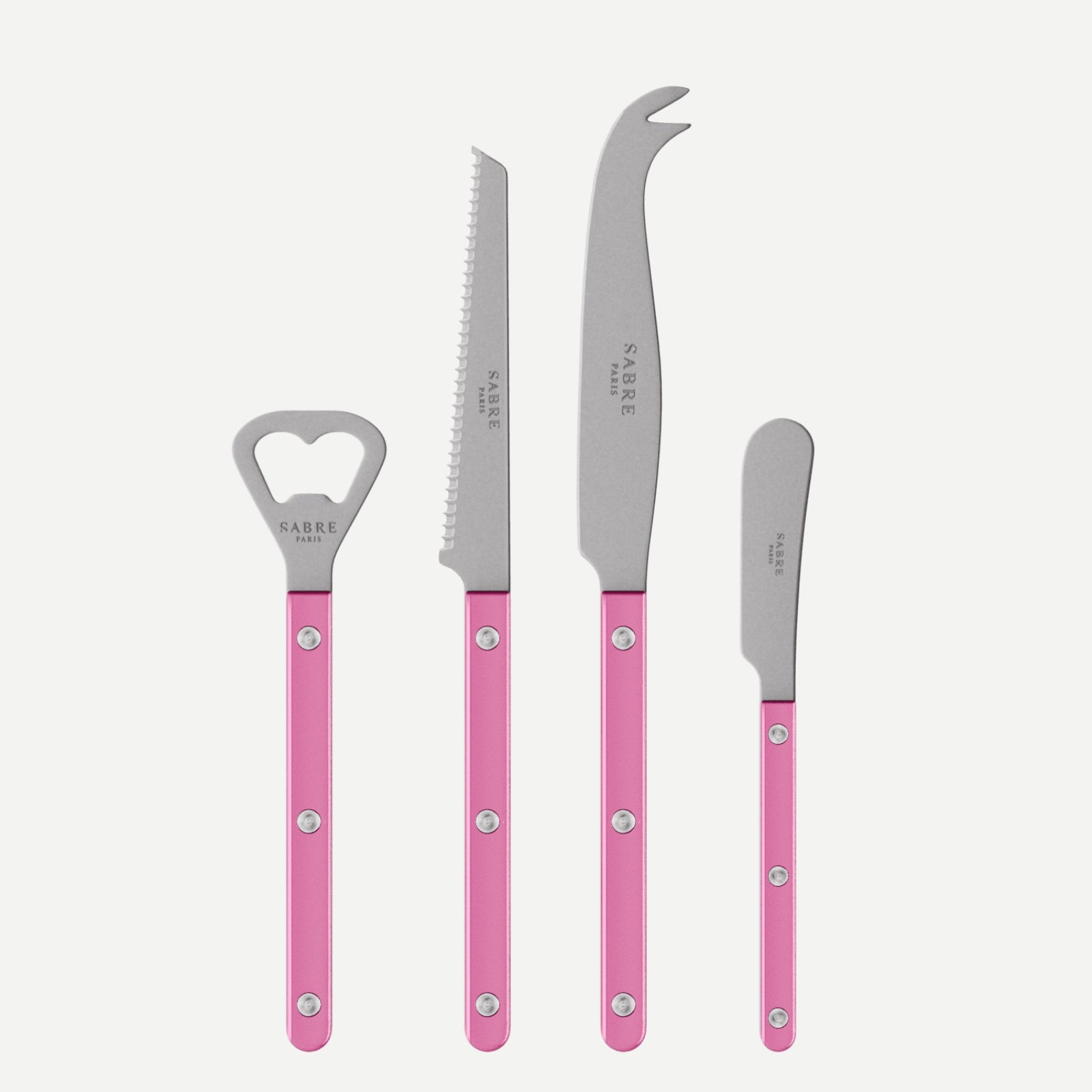 Bistrot Vintage Pearly, Pink - Bistrot aperitif set