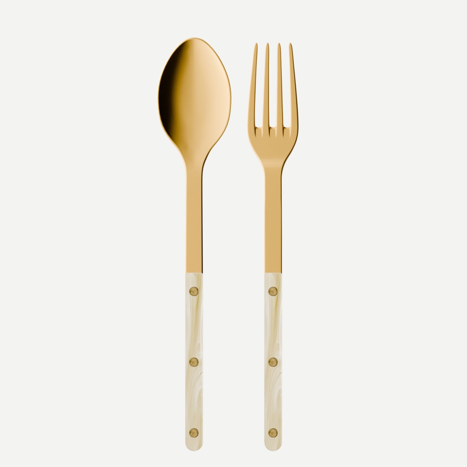 Bistrot Gold Horn, Faux Horn - Serving set