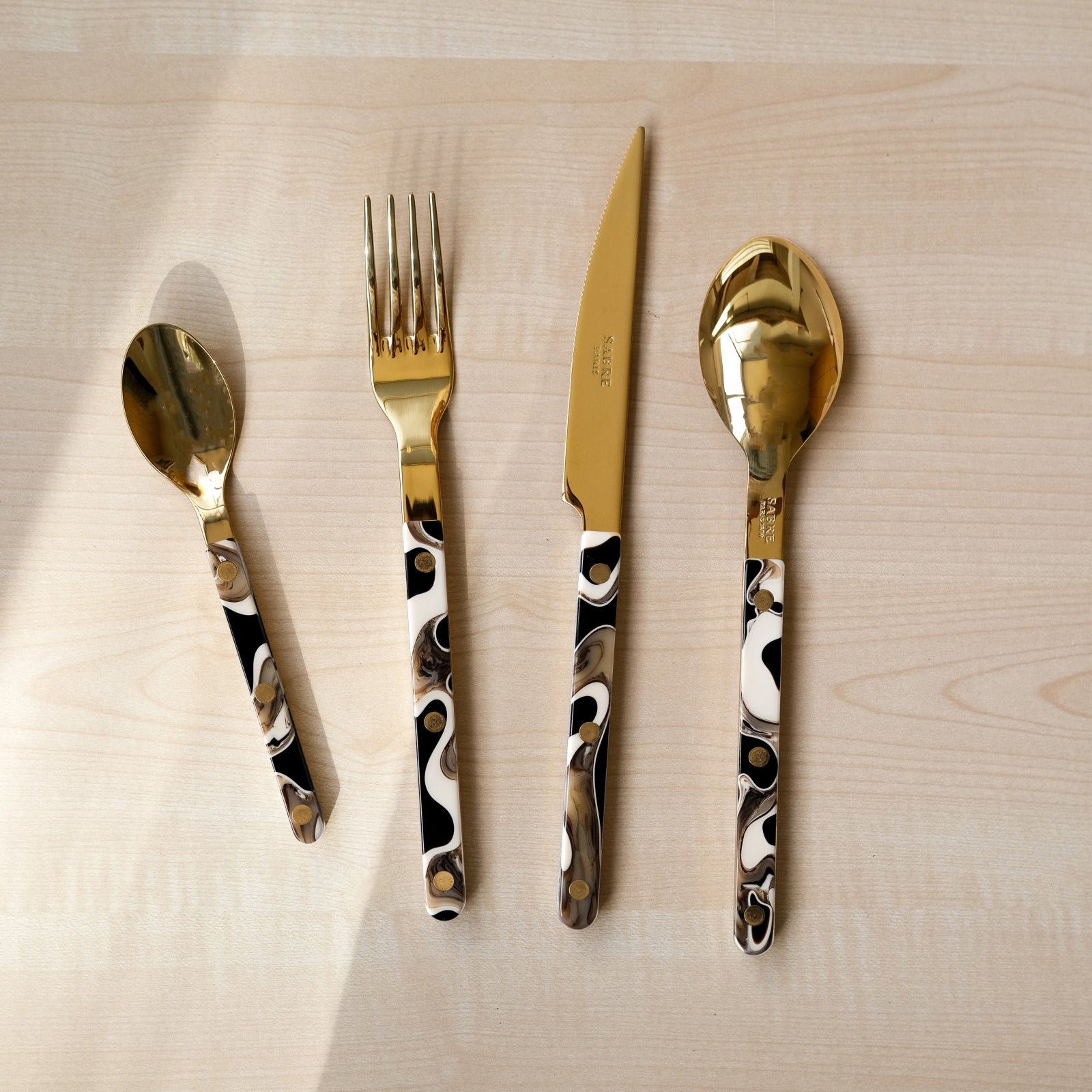 Bistrot Gold Dune, Dune Black - Dinner fork
