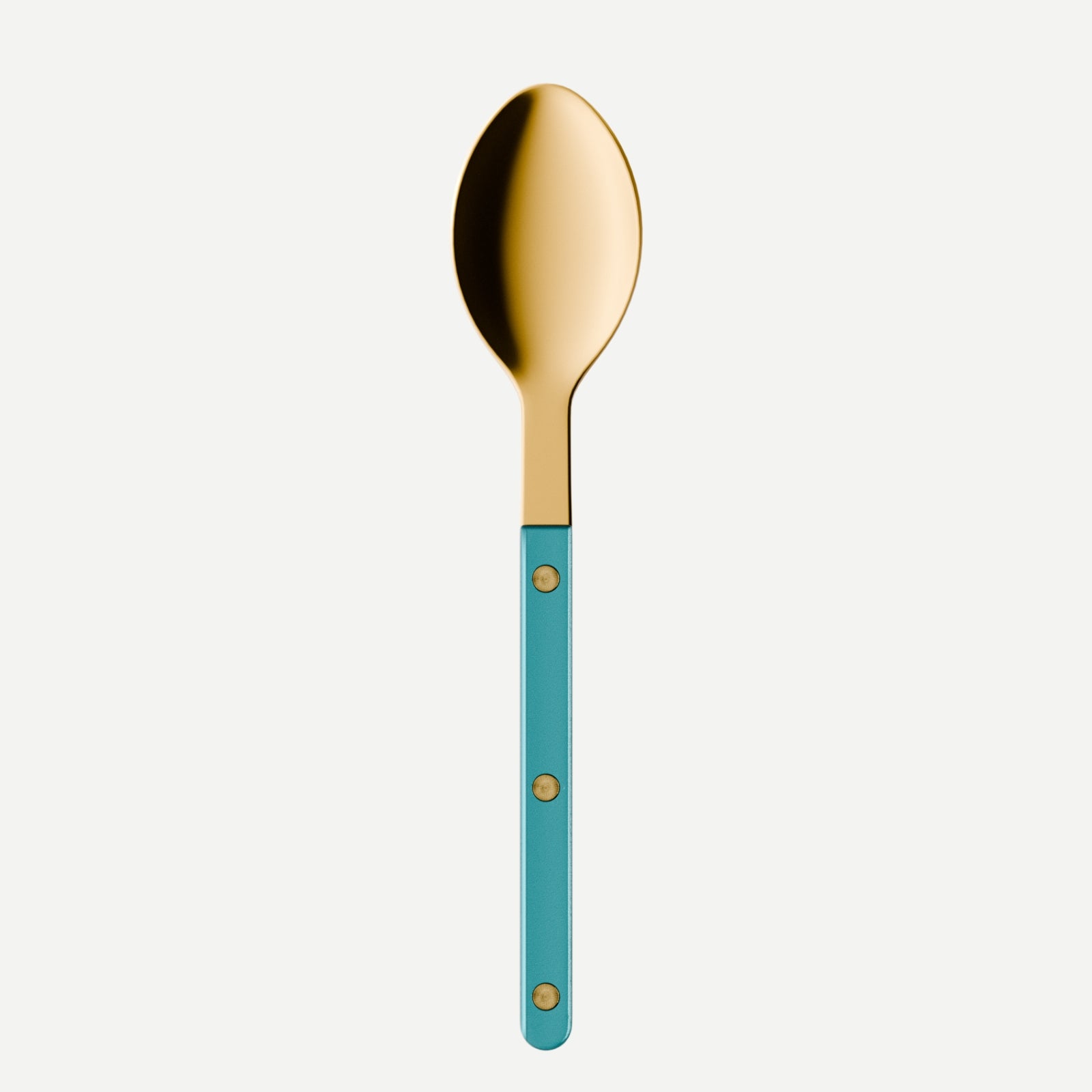Bistrot Gold Pearly, Turquoise - Soup spoon