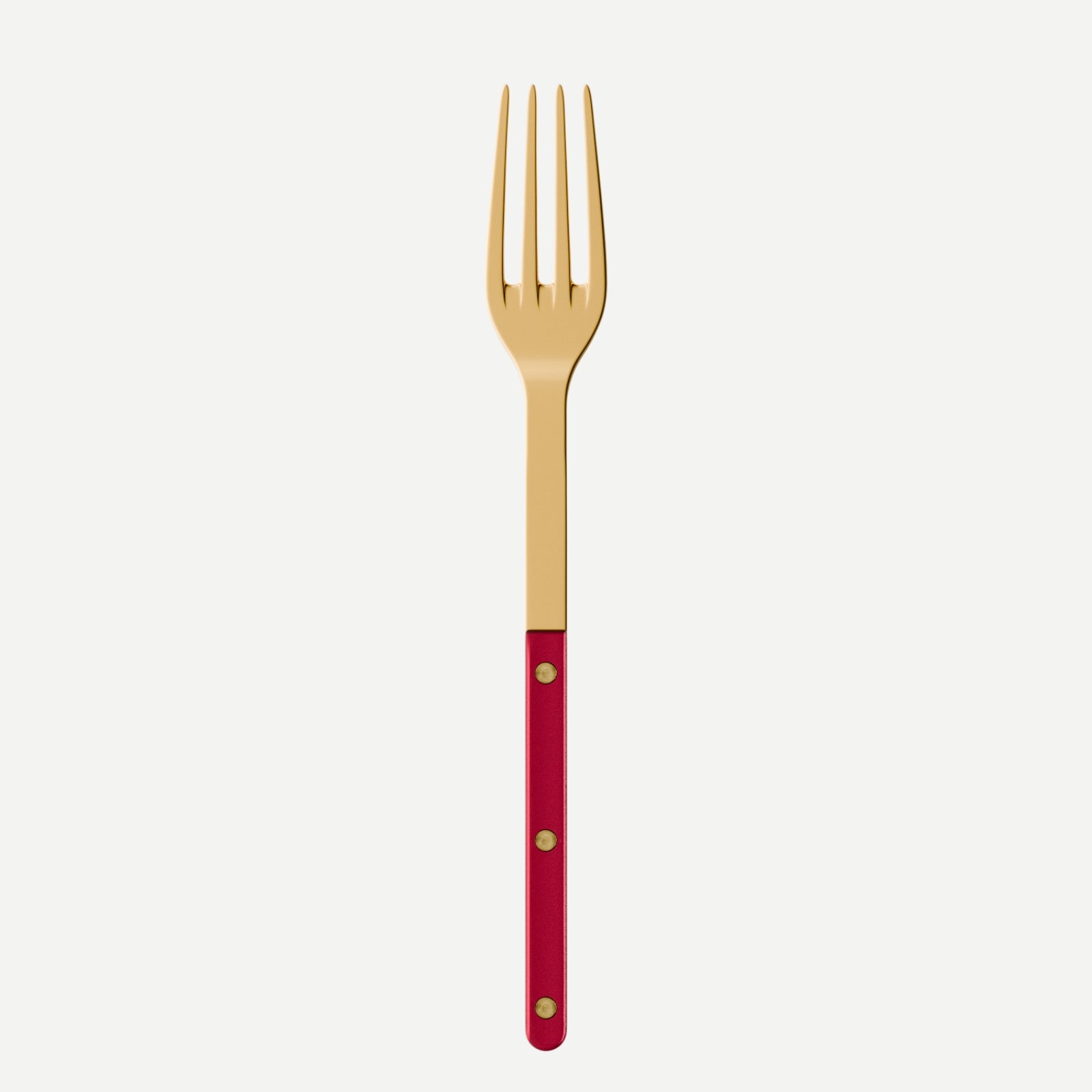 Bistrot Gold Pearly, Red - Serving fork