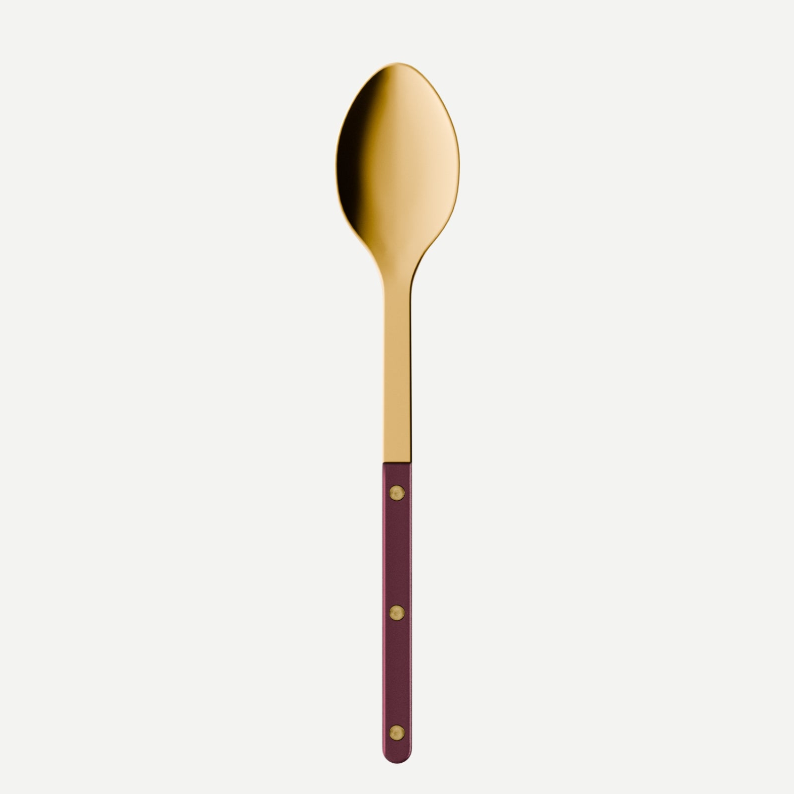Cuillère de service Bistrot Gold Pearly, Aubergine