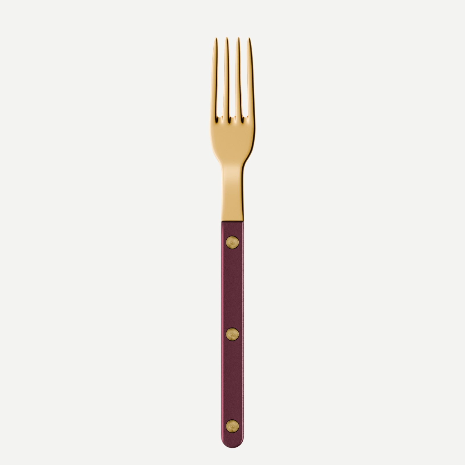Bistrot Gold Pearly, Aubergine - Small fork