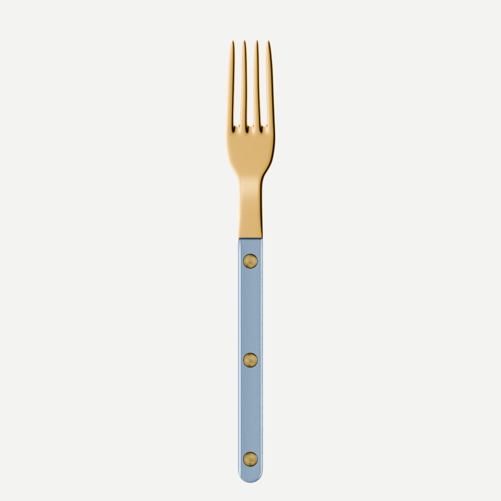 Bistrot Gold Pearly, Light blue - Small fork