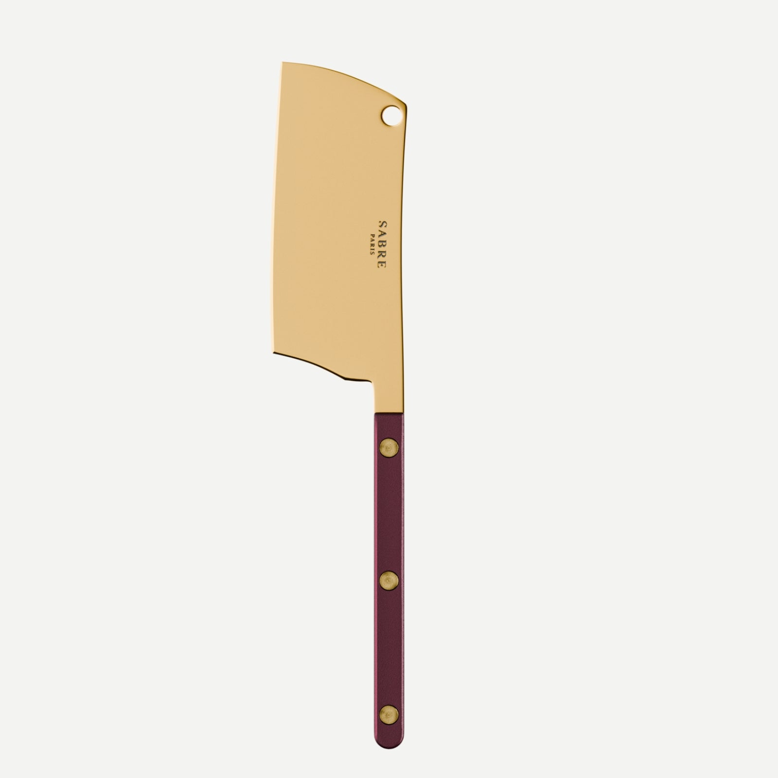 Bistrot Gold Pearly, Aubergine - Cheese cleaver