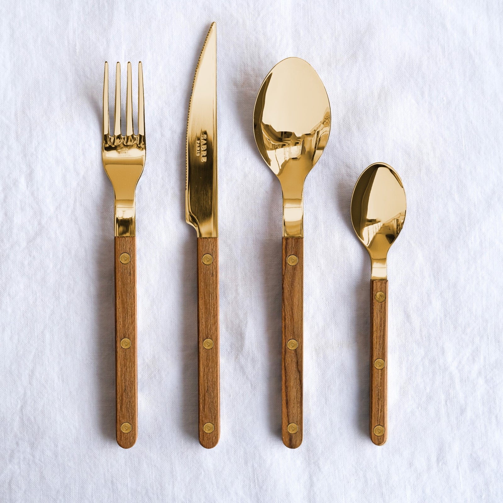 Bistrot Gold Teak, Teak - Dinner fork