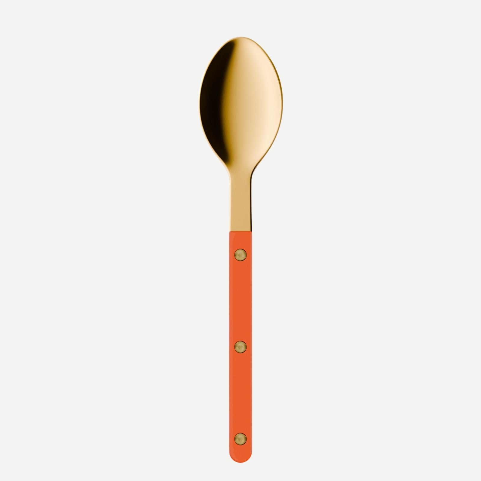 Bistrot Gold Solid, Orange - Soup spoon