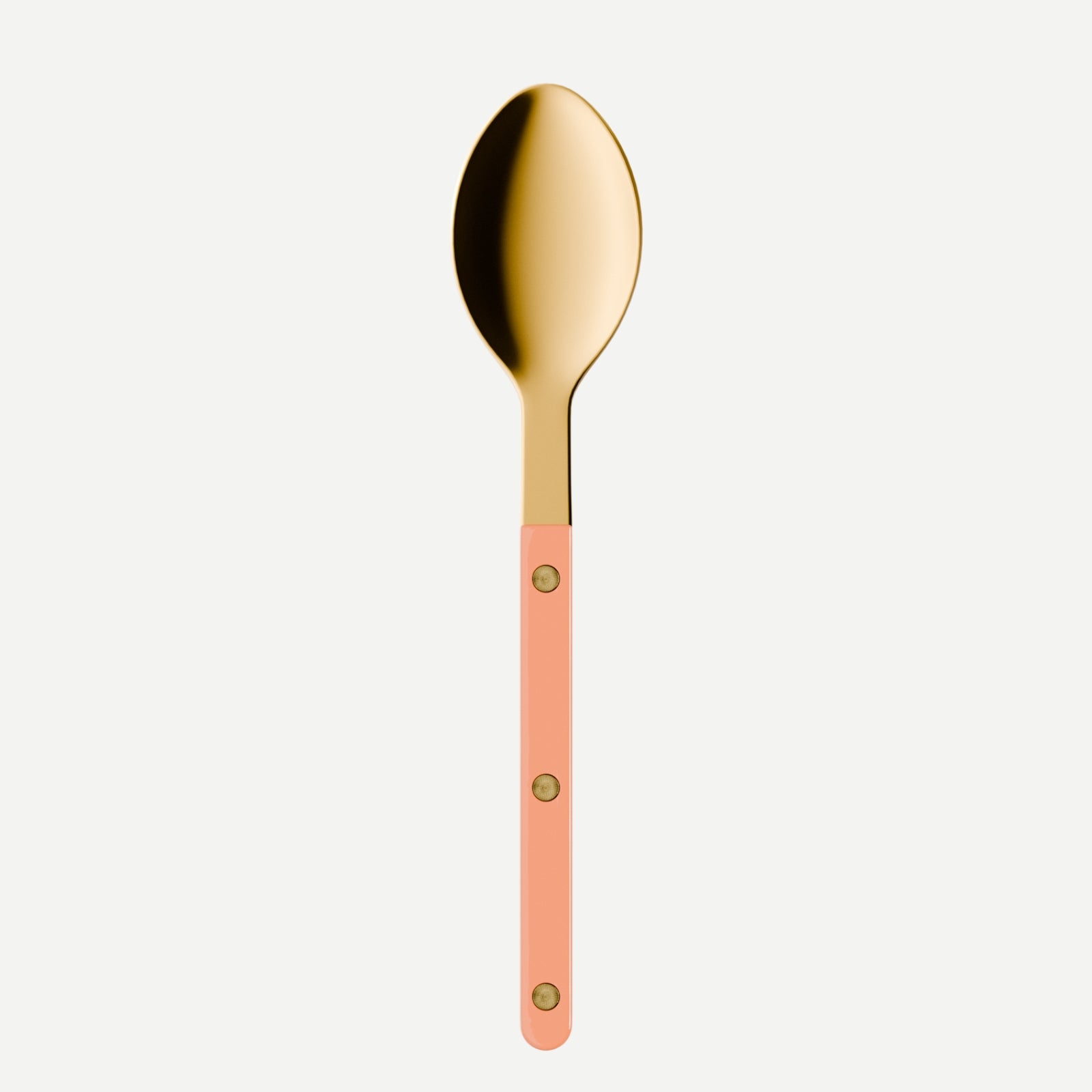 Bistrot Gold Solid, Nude Pink - Soup spoon