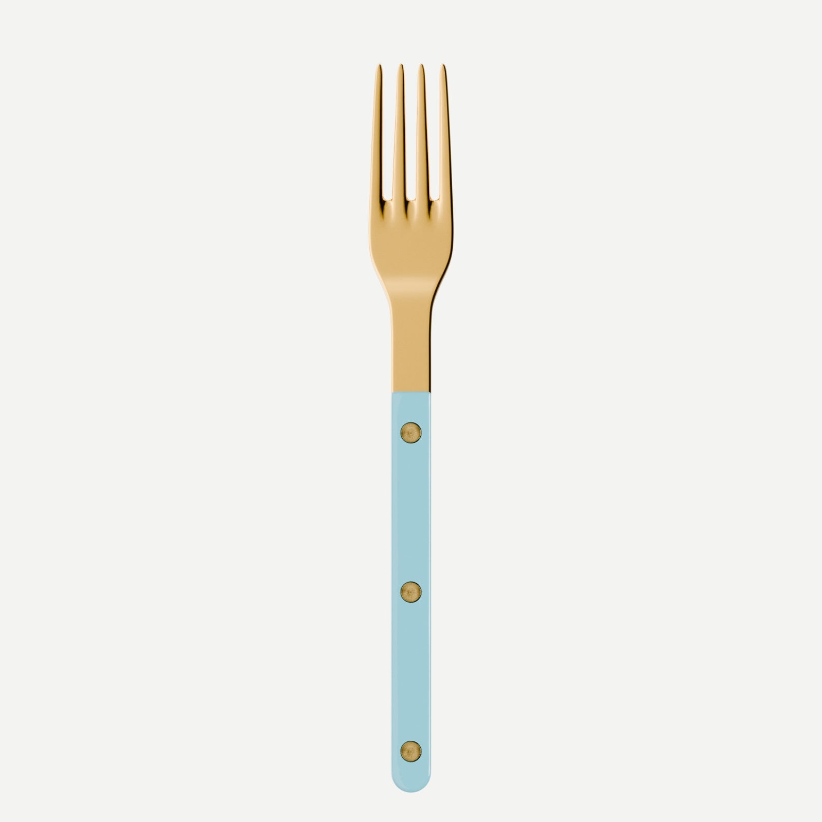 Bistrot Gold Solid, Pastel blue - Dinner fork