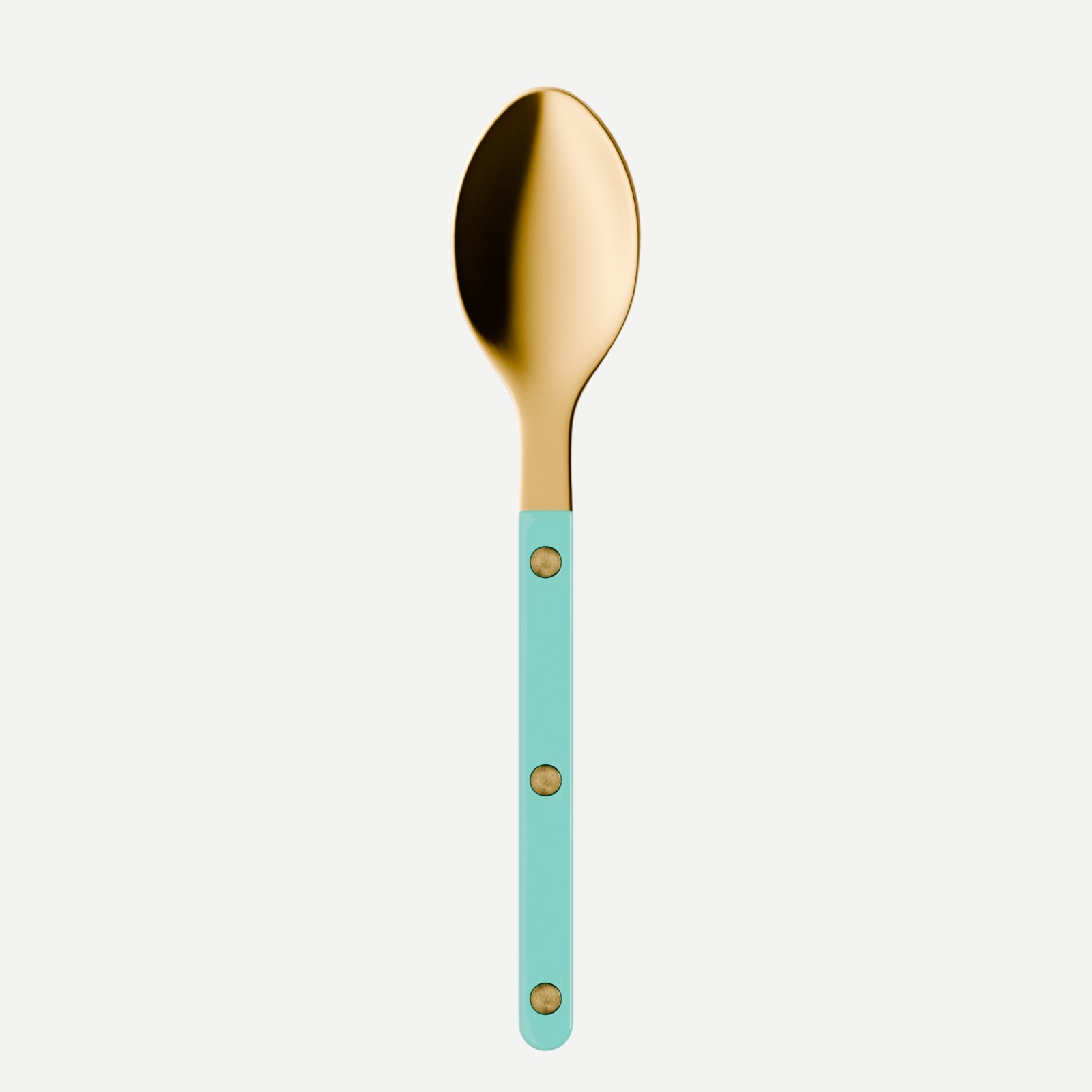 Bistrot Gold Solid, Turquoise - Teaspoon
