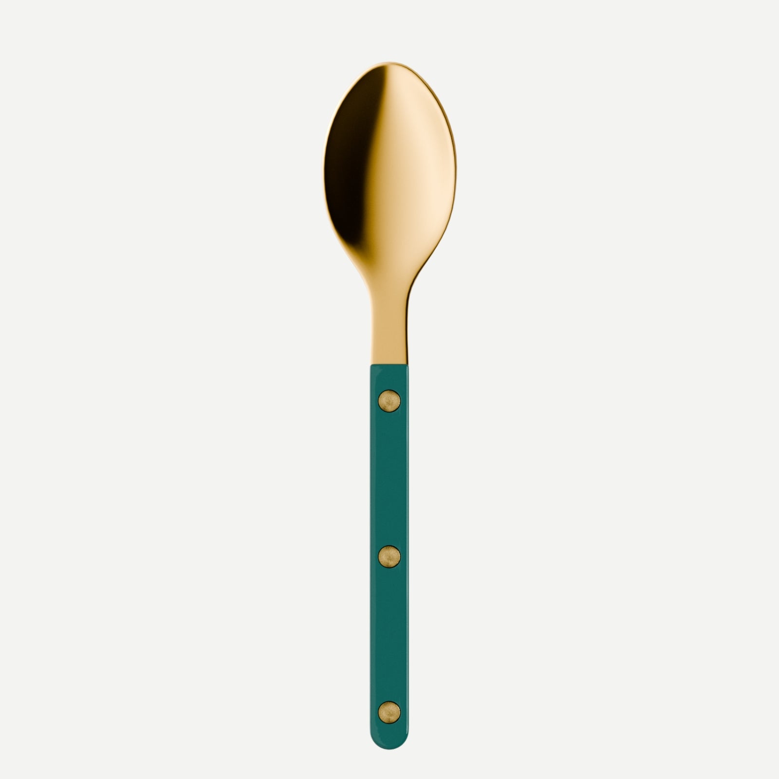 Bistrot Gold Solid, Aquamarine - Teaspoon