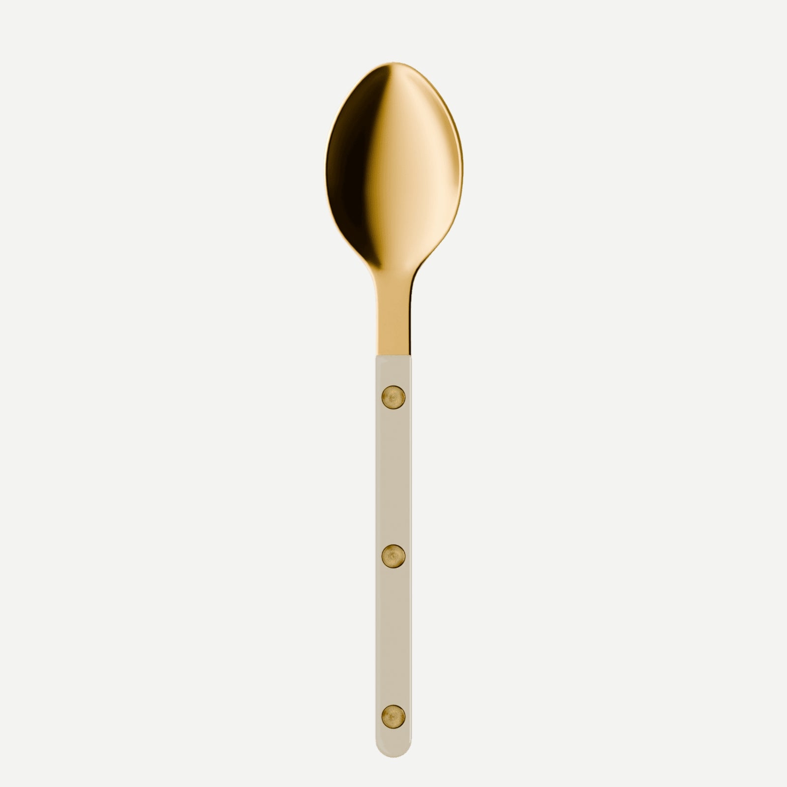 Bistrot Gold color Solid, Light kaki - Dessert spoon