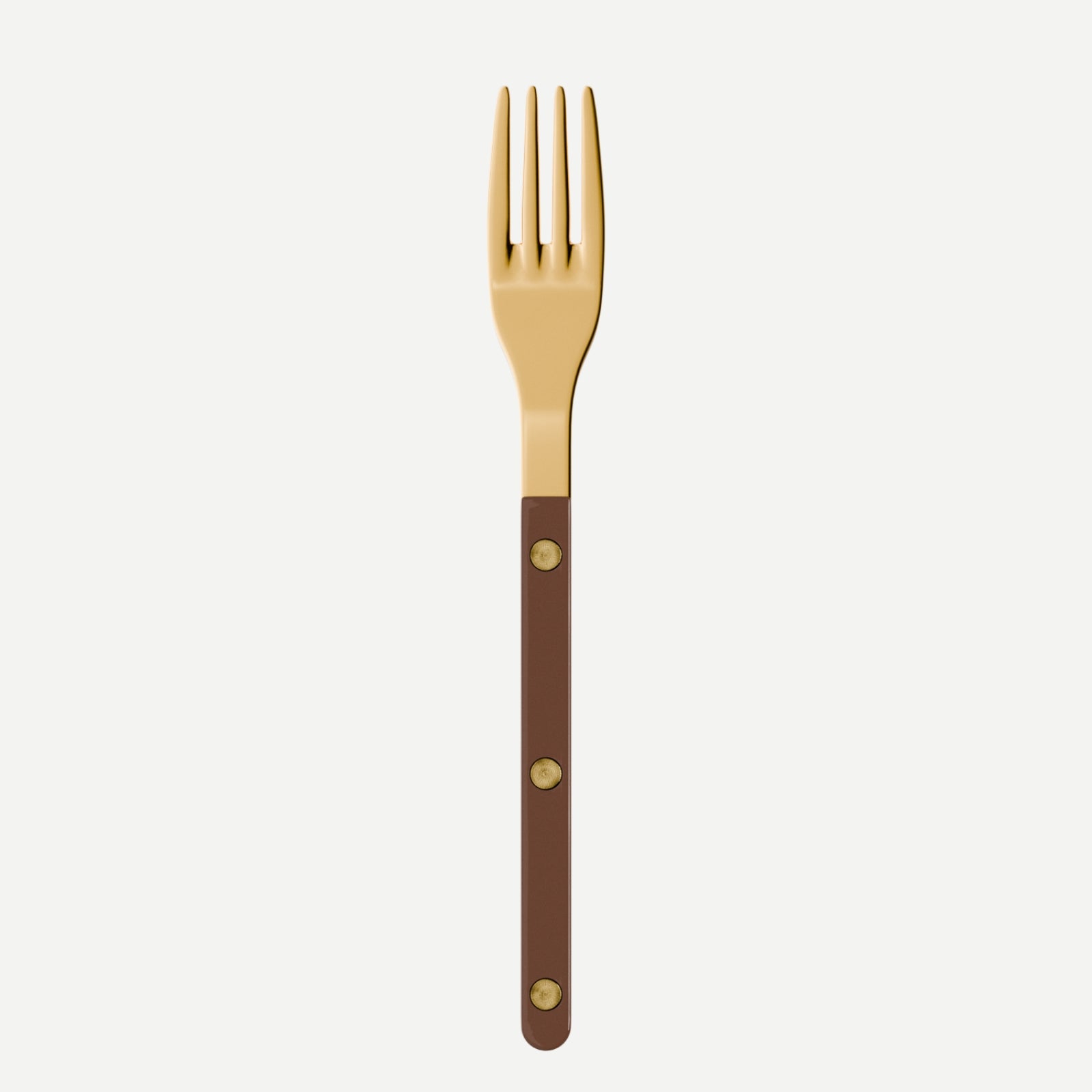 Bistrot Gold Solid, Chocolate - Salad fork