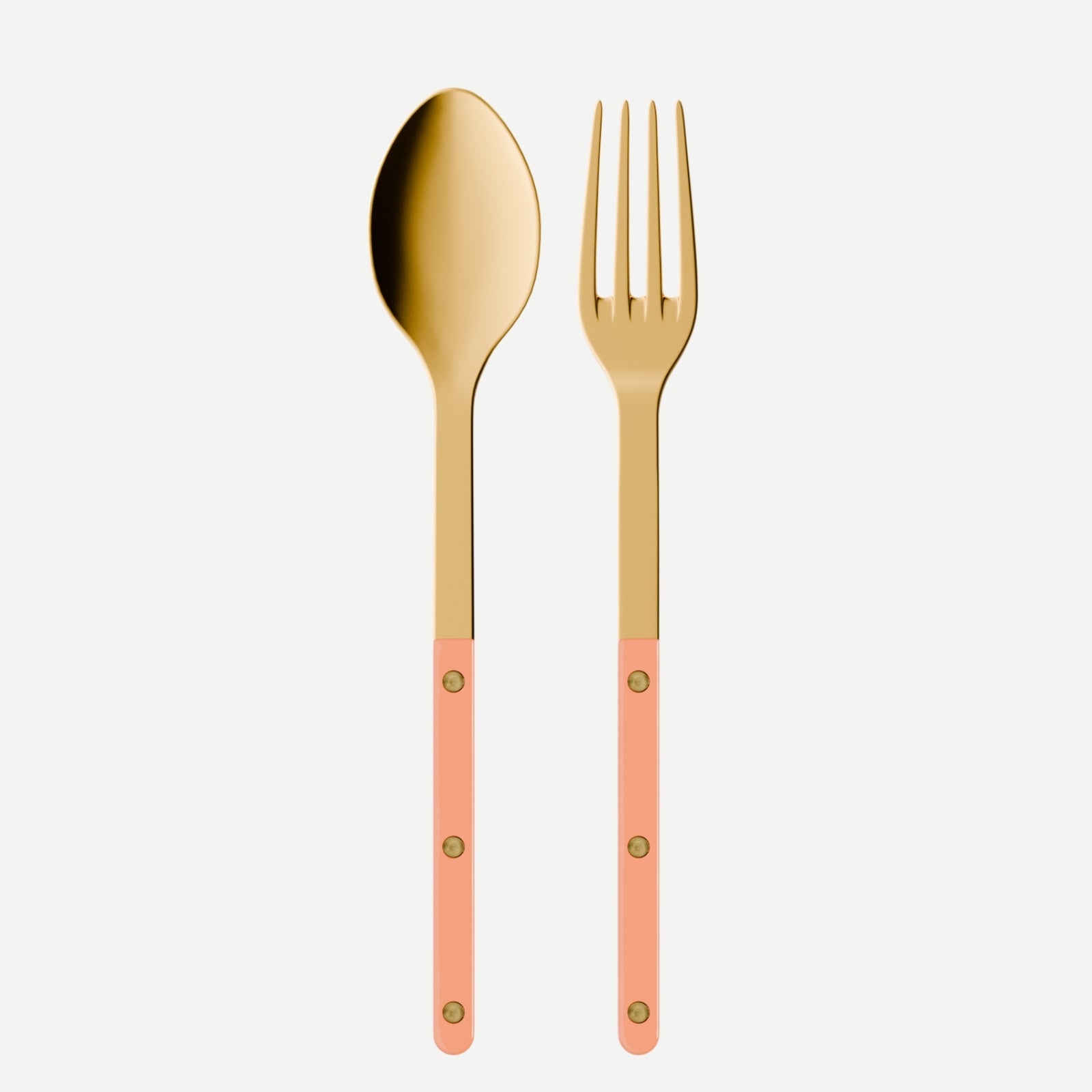 Bistrot Gold Solid, Nude Pink - Serving set