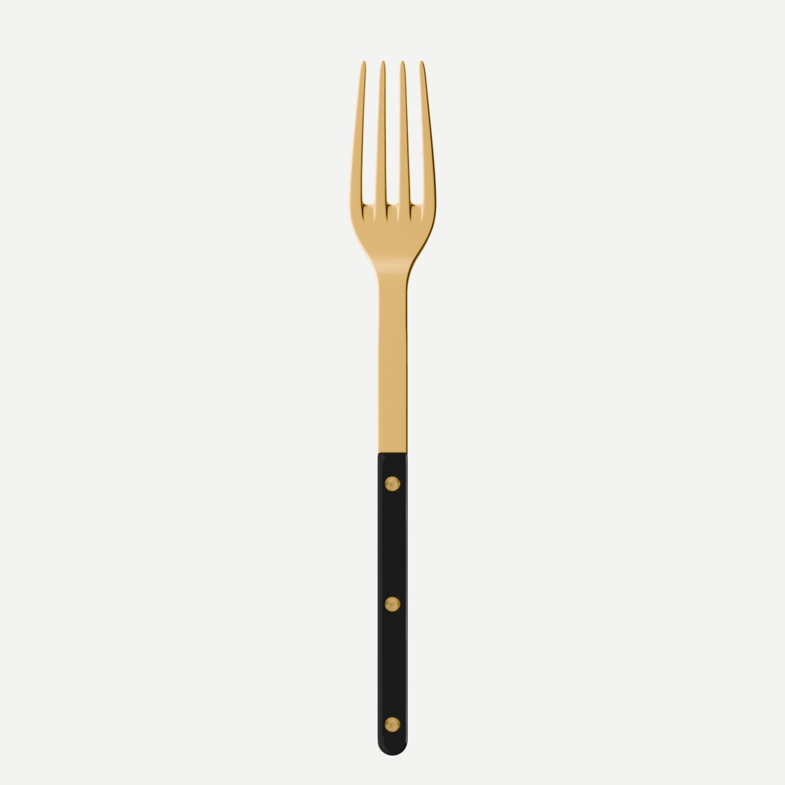 Bistrot Gold Solid, Black - Serving fork