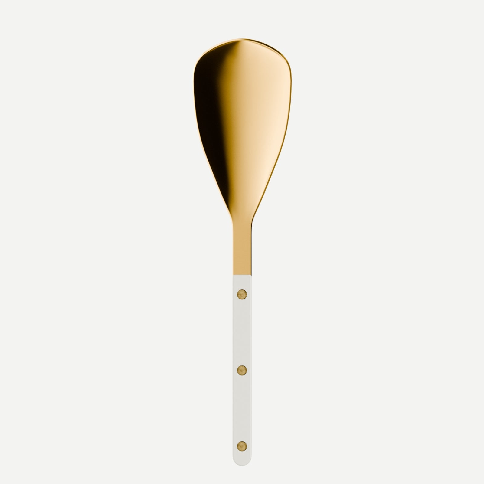 Bistrot Gold Solid, White - Rice spoon