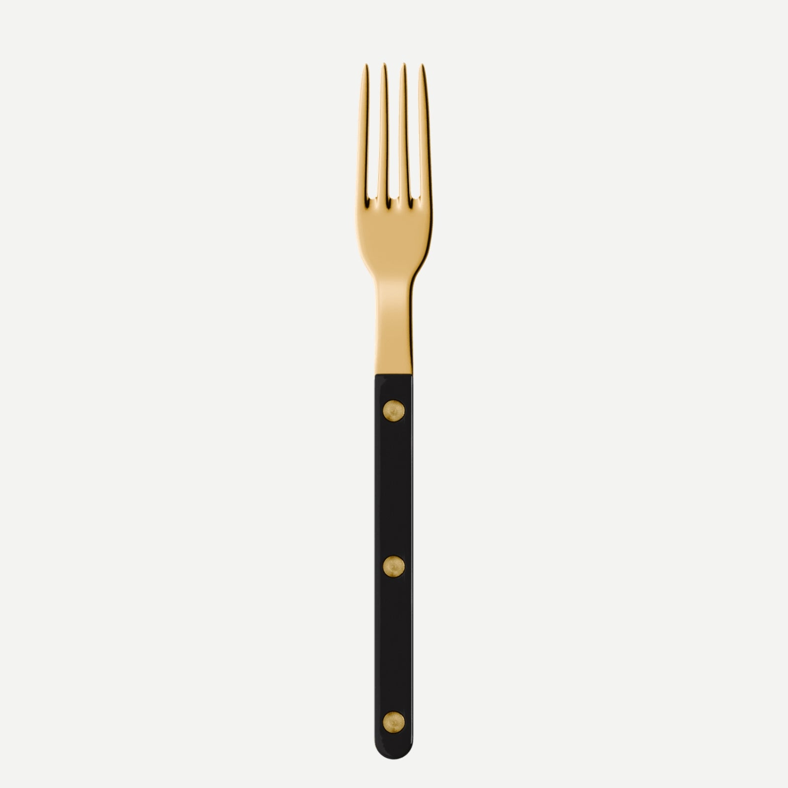 Bistrot Gold Solid, Black - Small fork