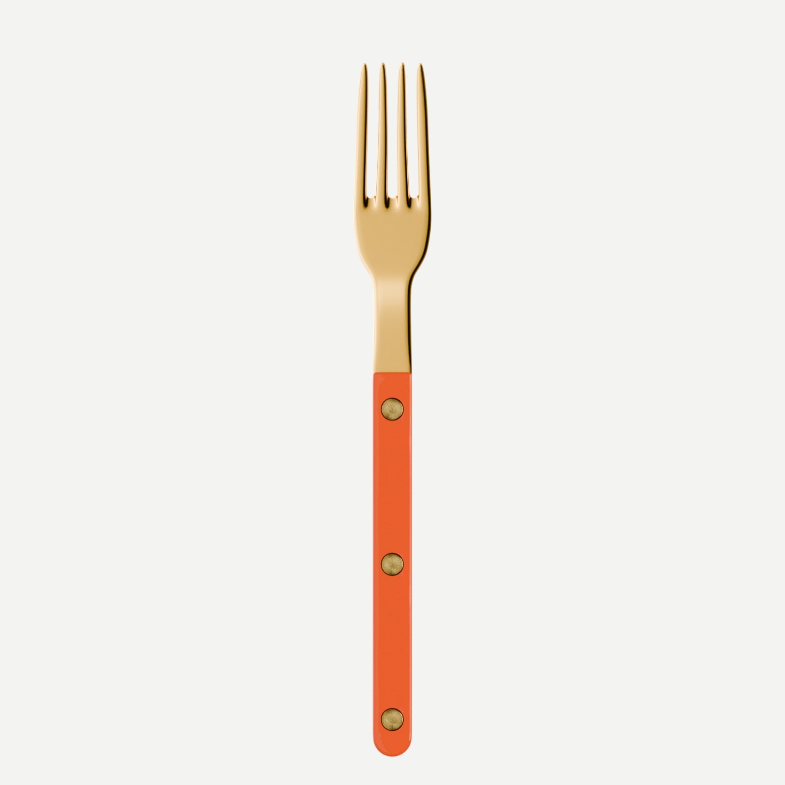 Bistrot Gold Solid, Orange - Small fork