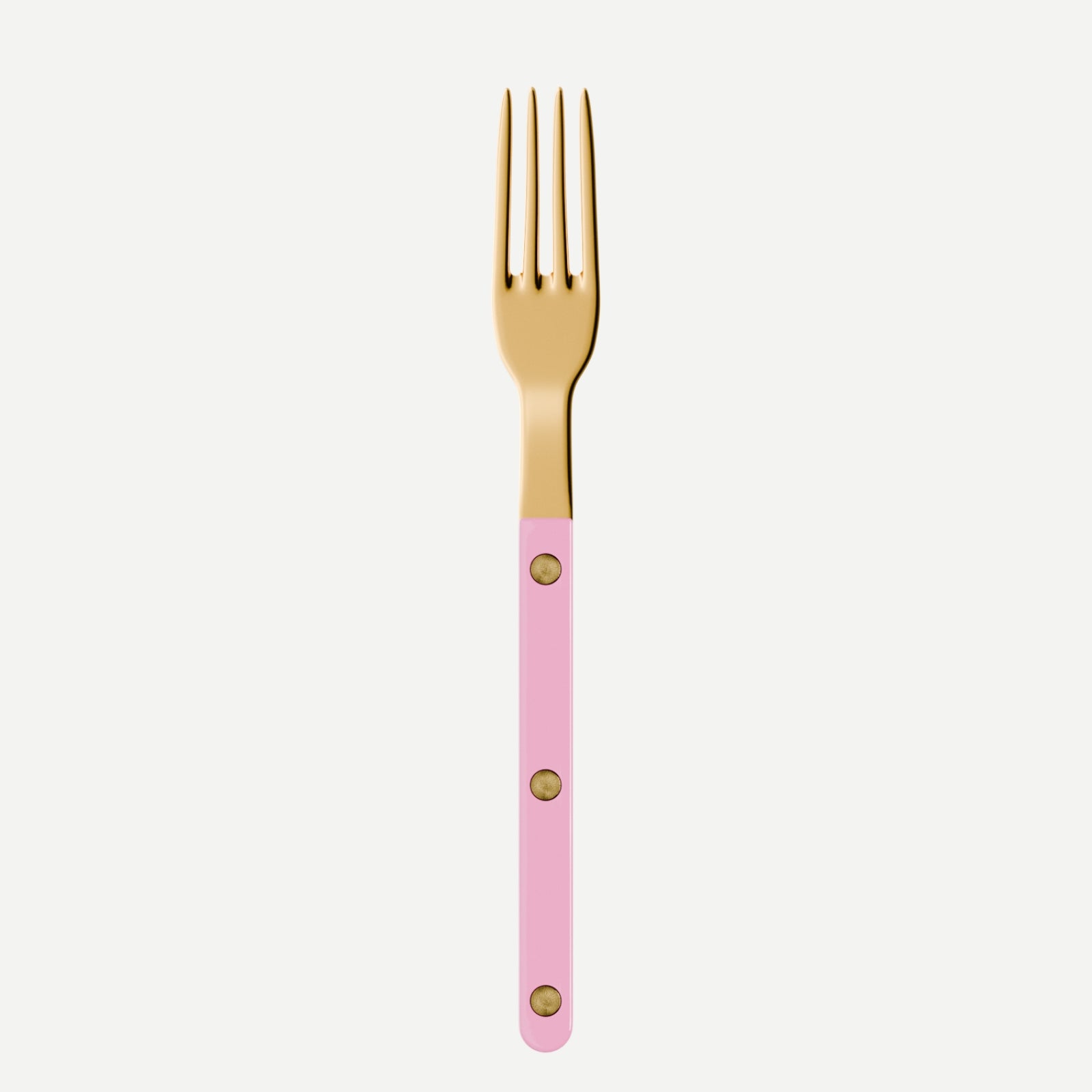Bistrot Gold Solid, Pink - Small fork