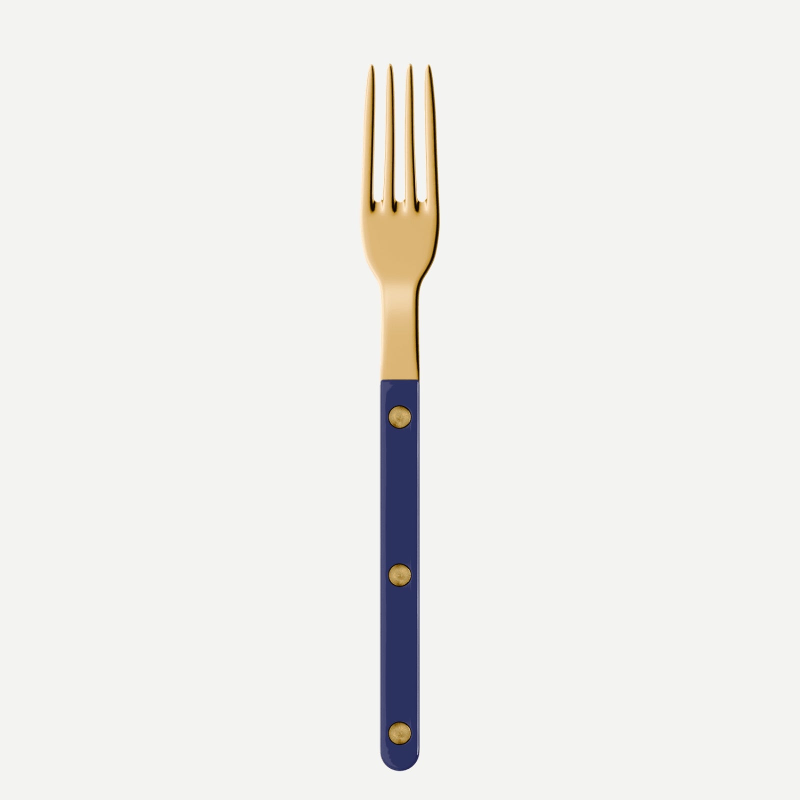 Fourchette Bistrot Gold Solid, bleu marine - Petite