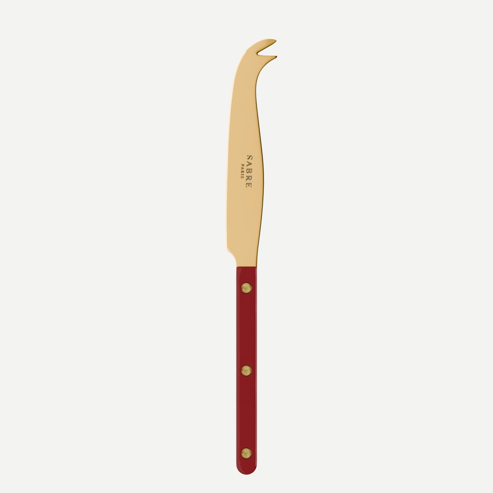 Bistrot Gold Solid, Burgundy - Cheese knife large