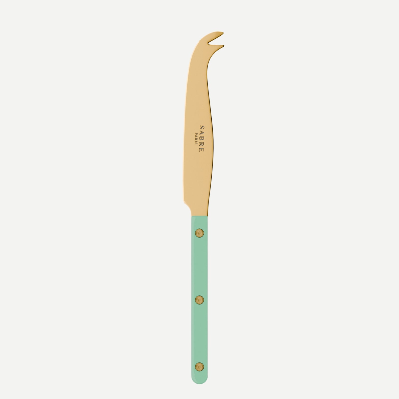 Bistrot Gold Solid, Pastel green - Cheese knife large