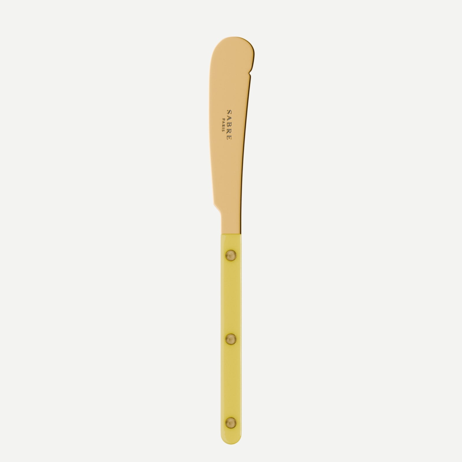 Bistrot Gold color Solid, Yellow - Butter knife