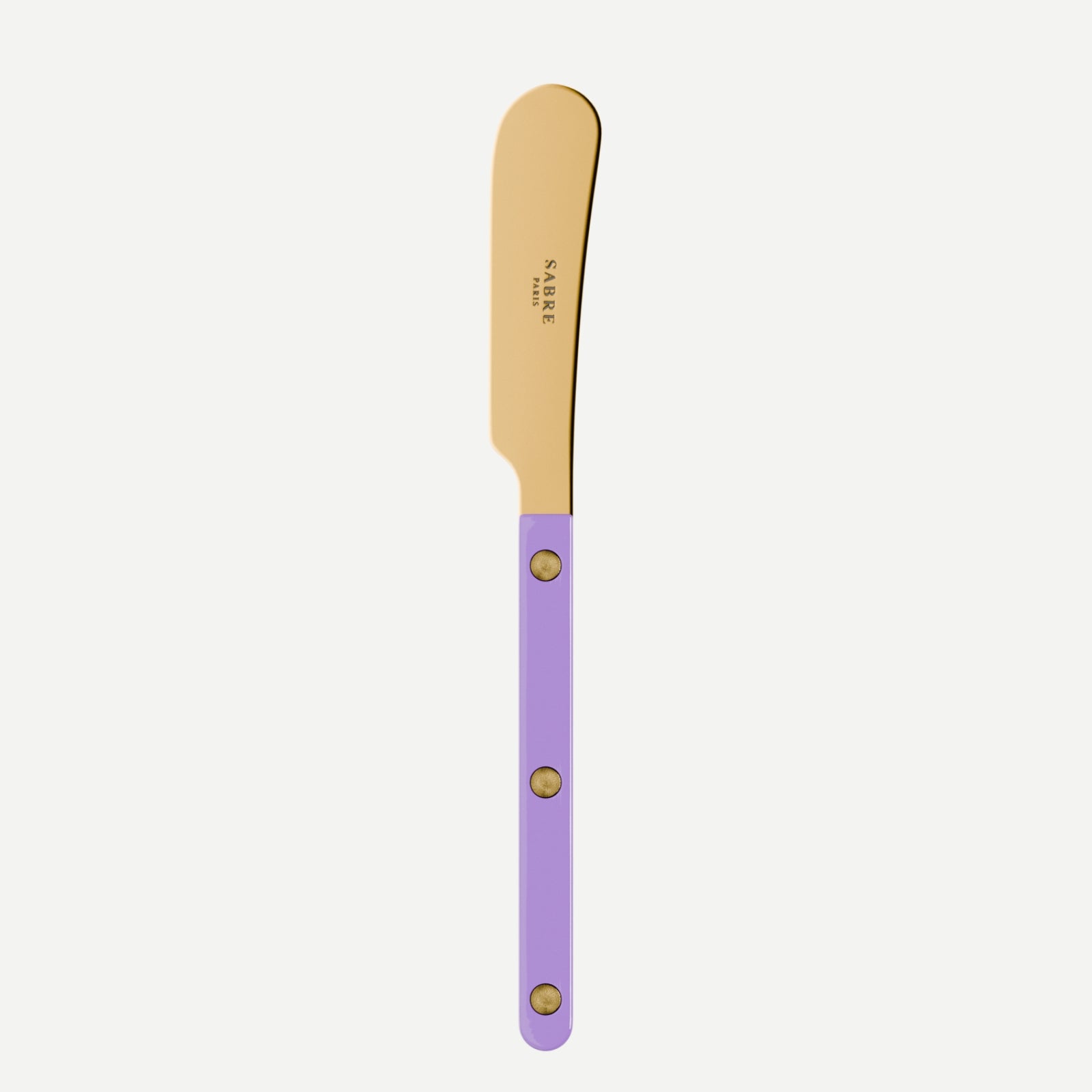Bistrot Gold color Solid, Purple - Butter spreader