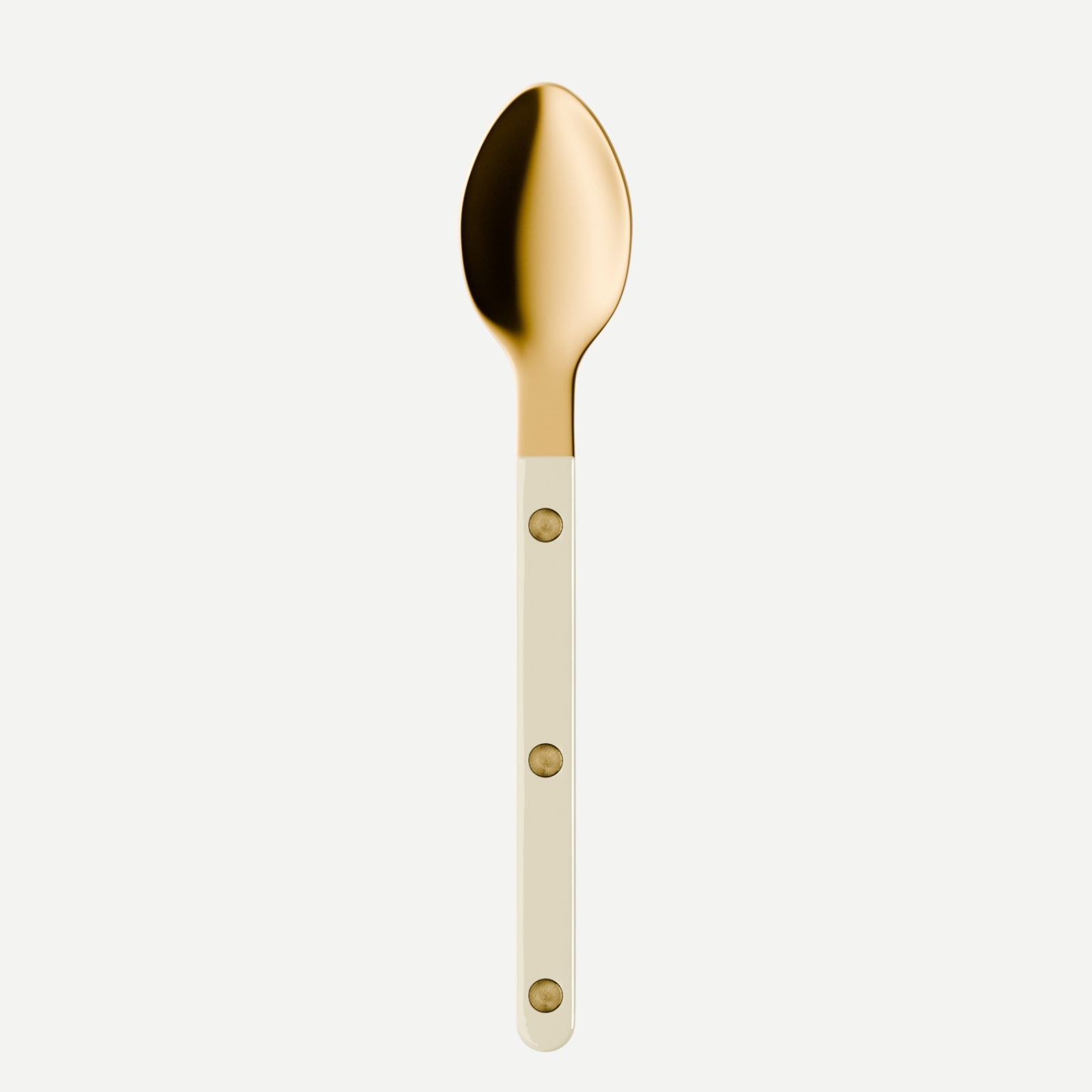 Bistrot Gold Solid, Ivory - Espresso spoon