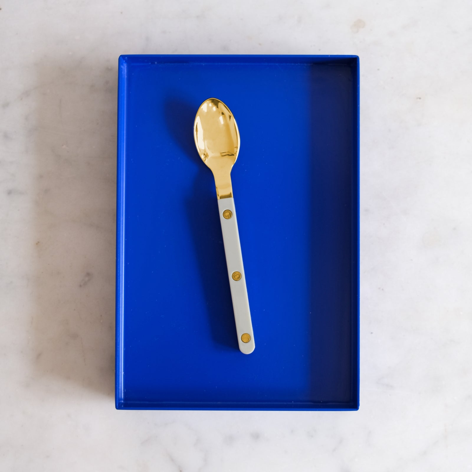 Bistrot Gold Solid, Grey - Espresso spoon