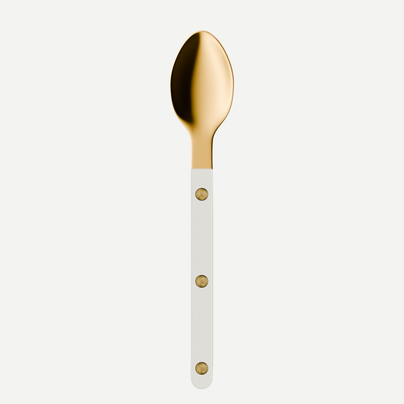Bistrot Gold Solid, White - Espresso spoon