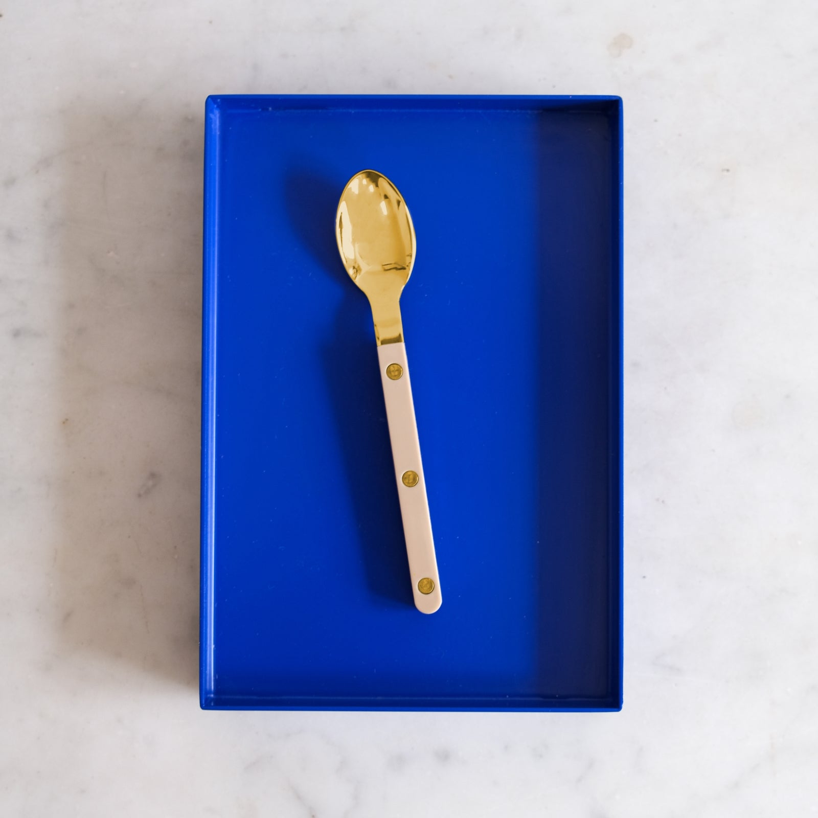 Bistrot Gold Solid, Light kaki - Espresso spoon