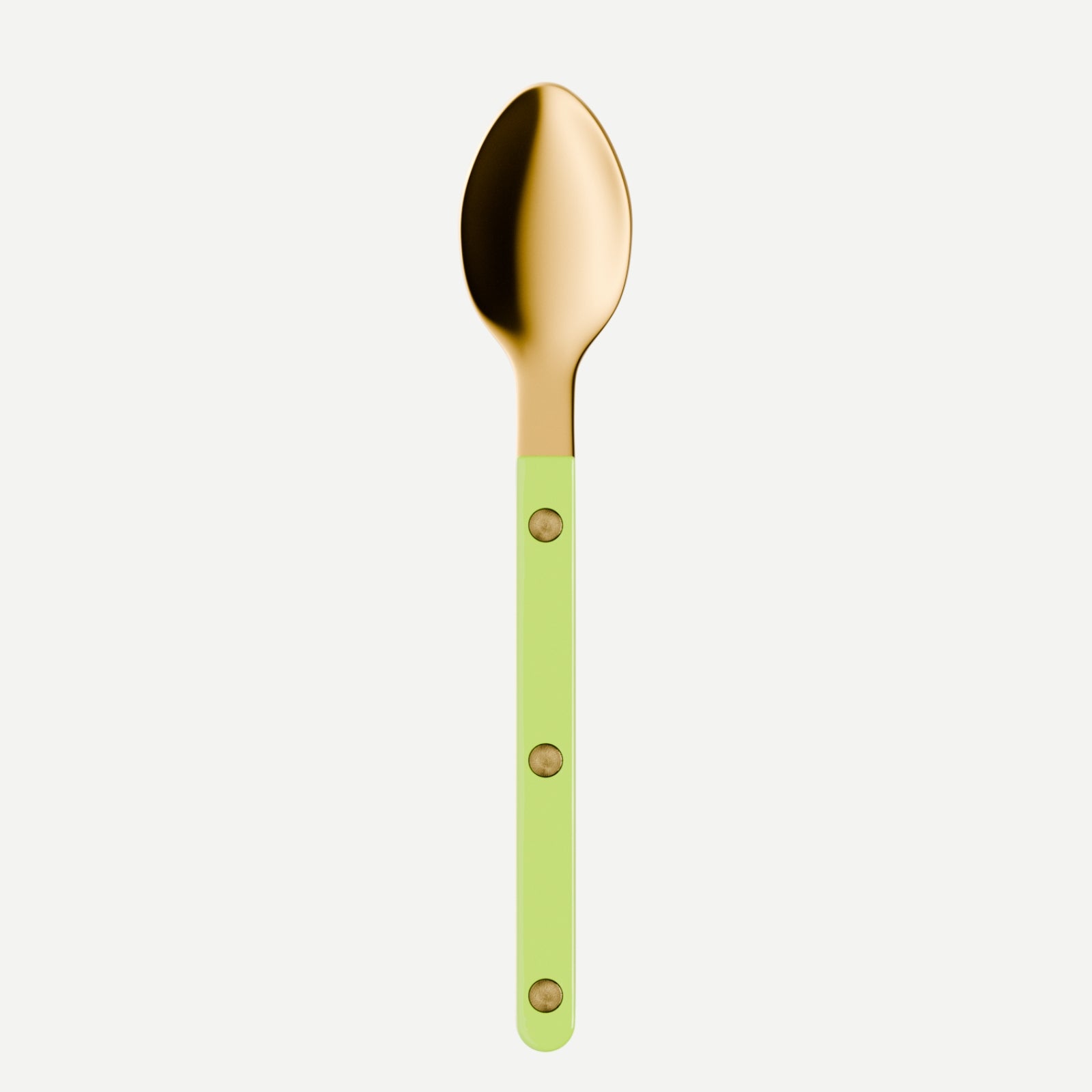 Bistrot Gold Solid, Lime - Espresso spoon