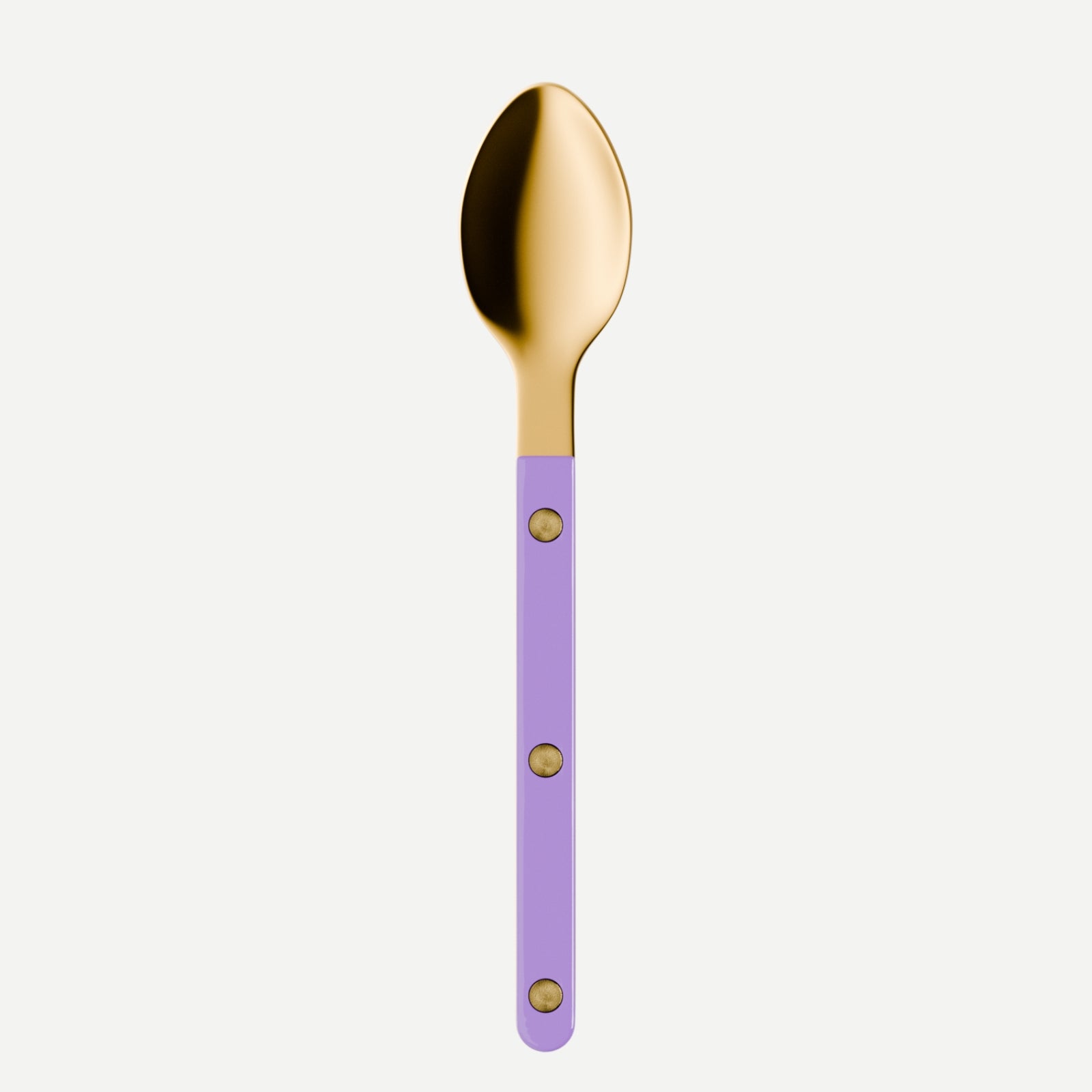 Bistrot Gold Solid, Purple - Espresso spoon