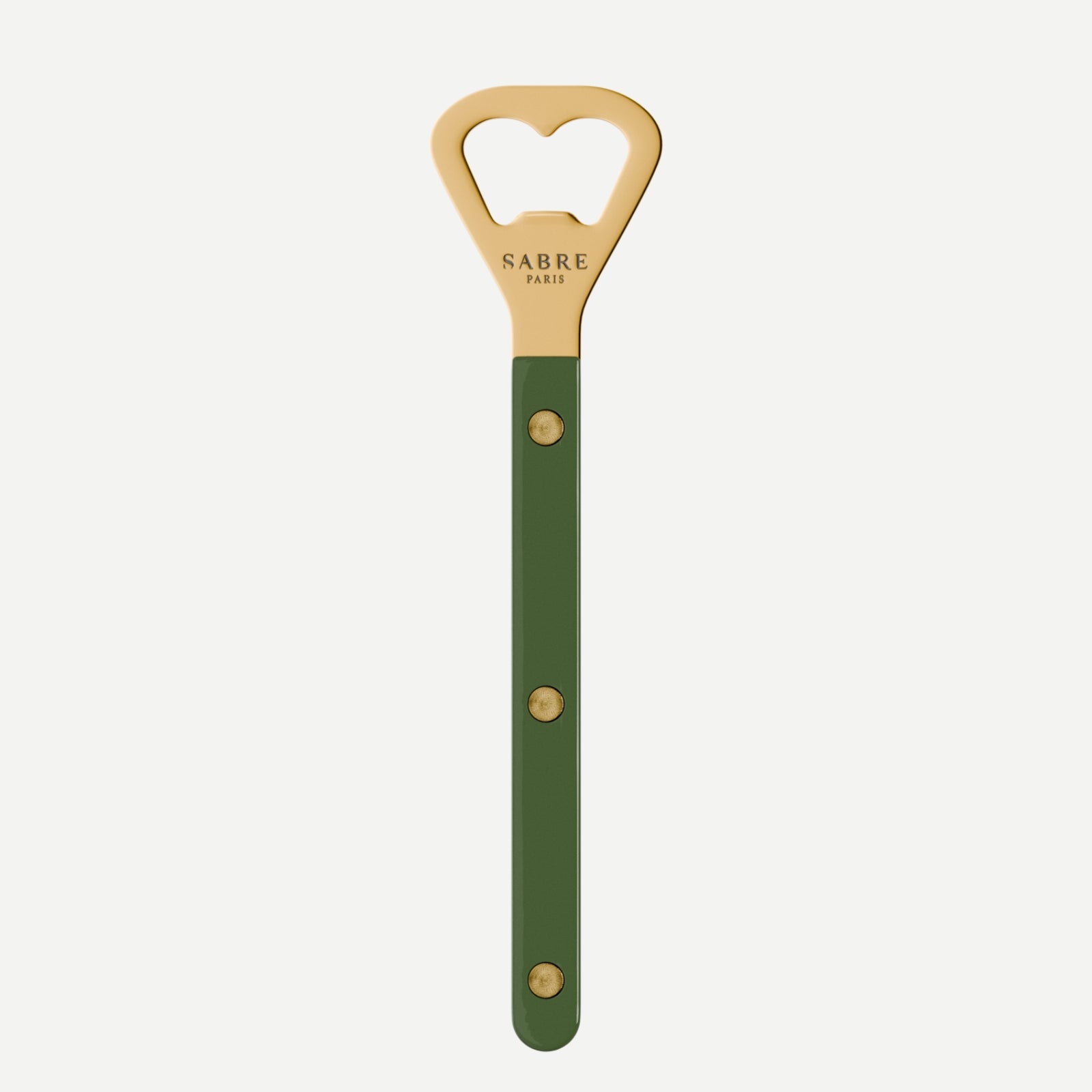 Bistrot Gold Solid, Green - Bottle opener
